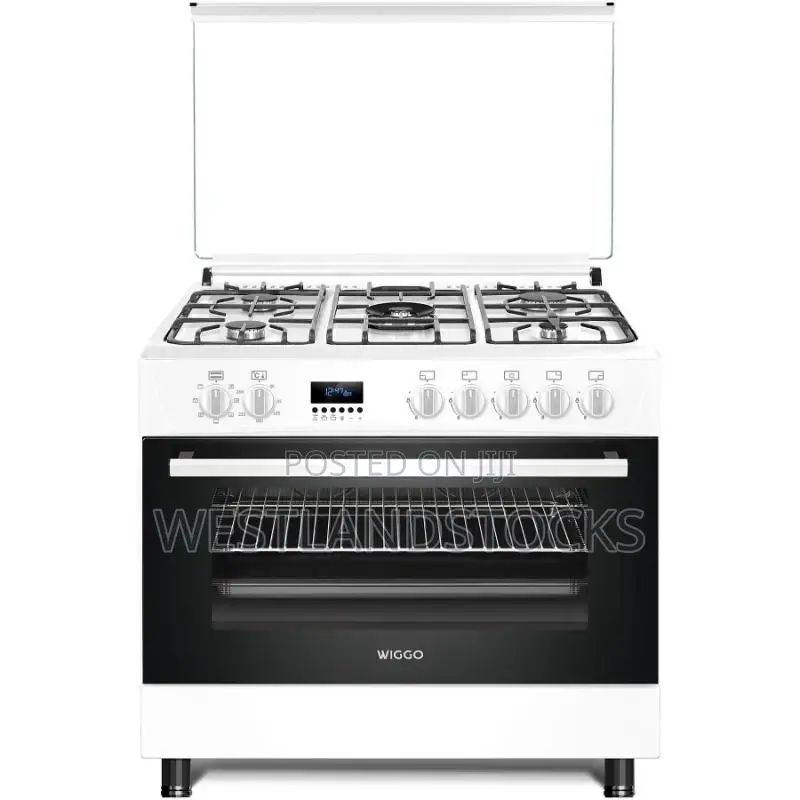 Wiggo Wo-E969r(Wx) Series 9 Is a 90 Cm Freestanding Gas Cooker Oven