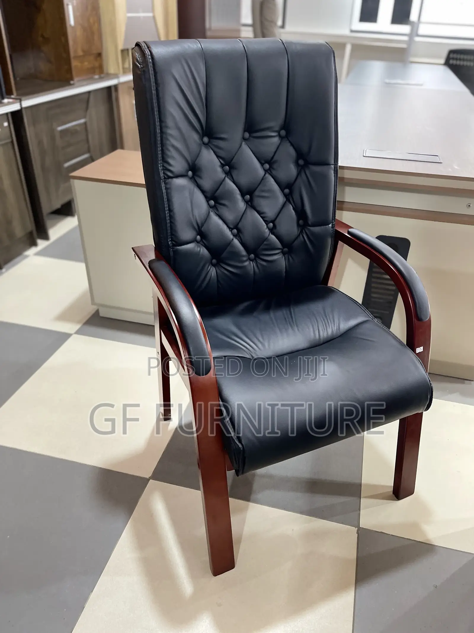 Premium Executive Wooden Visitor Chair