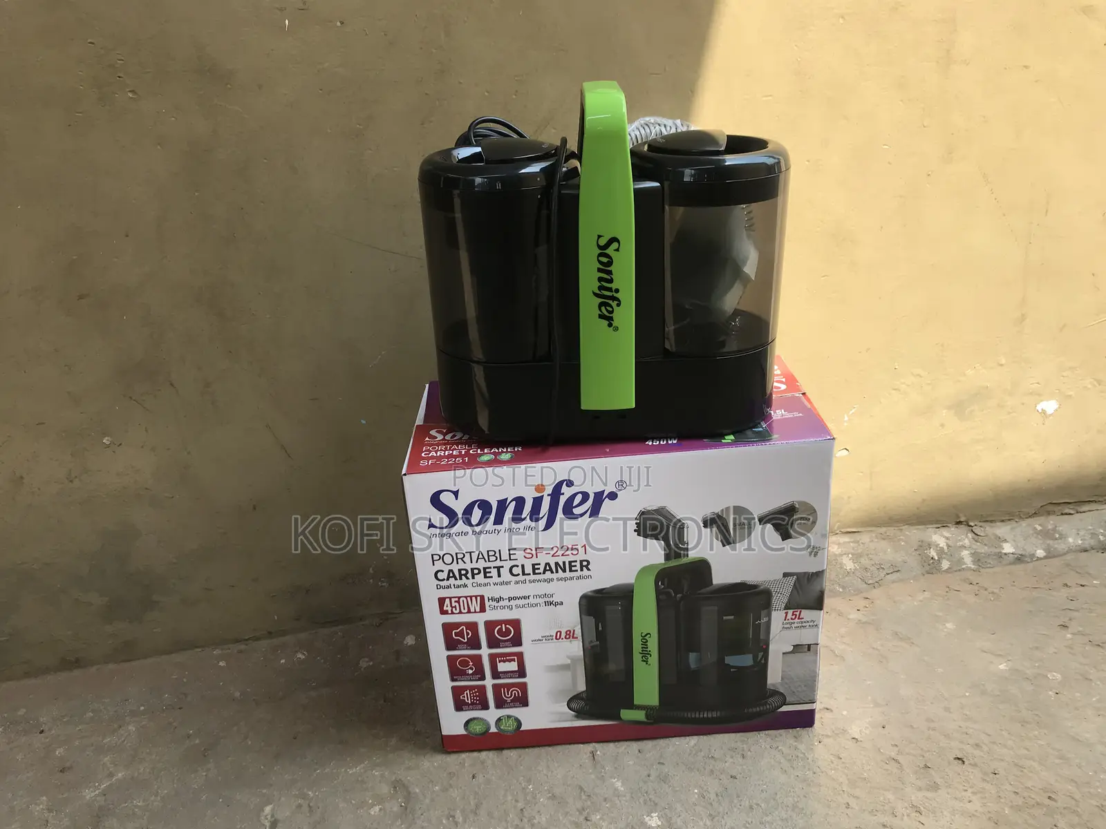 Beauteous Sonifer 450watt Carpet Cleaner