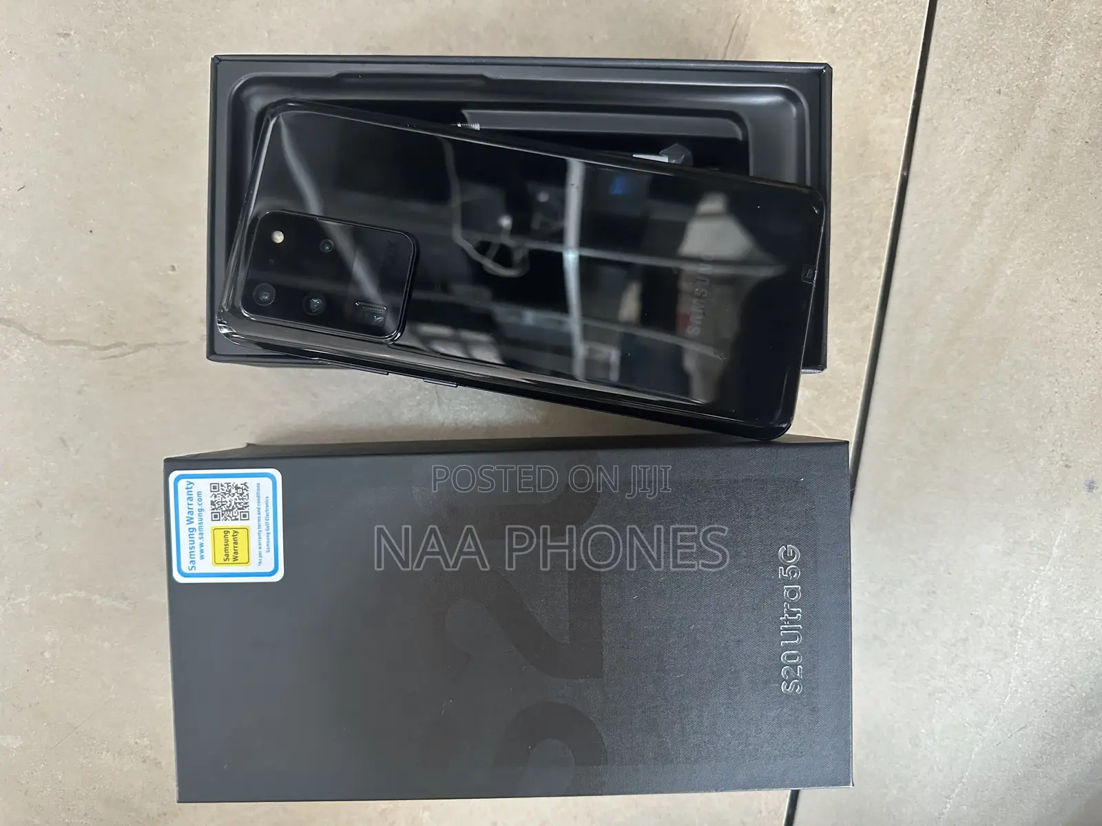 New Samsung Galaxy S20 Ultra 5G 256 GB Black