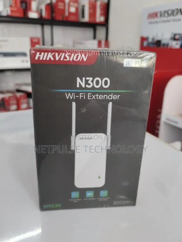 Hikvision N300 Wi-Fi Extender Ds-3wre3n