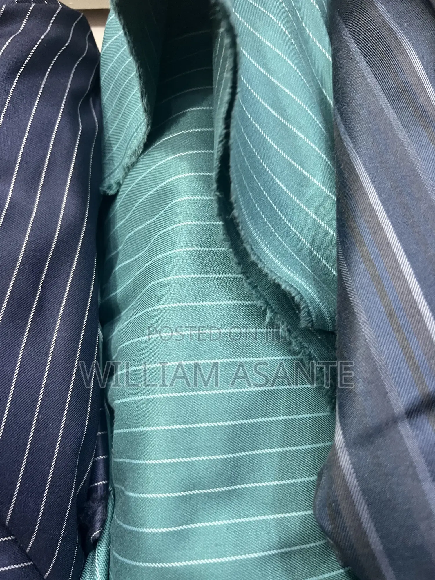 Suiting Fabrics With Stripes