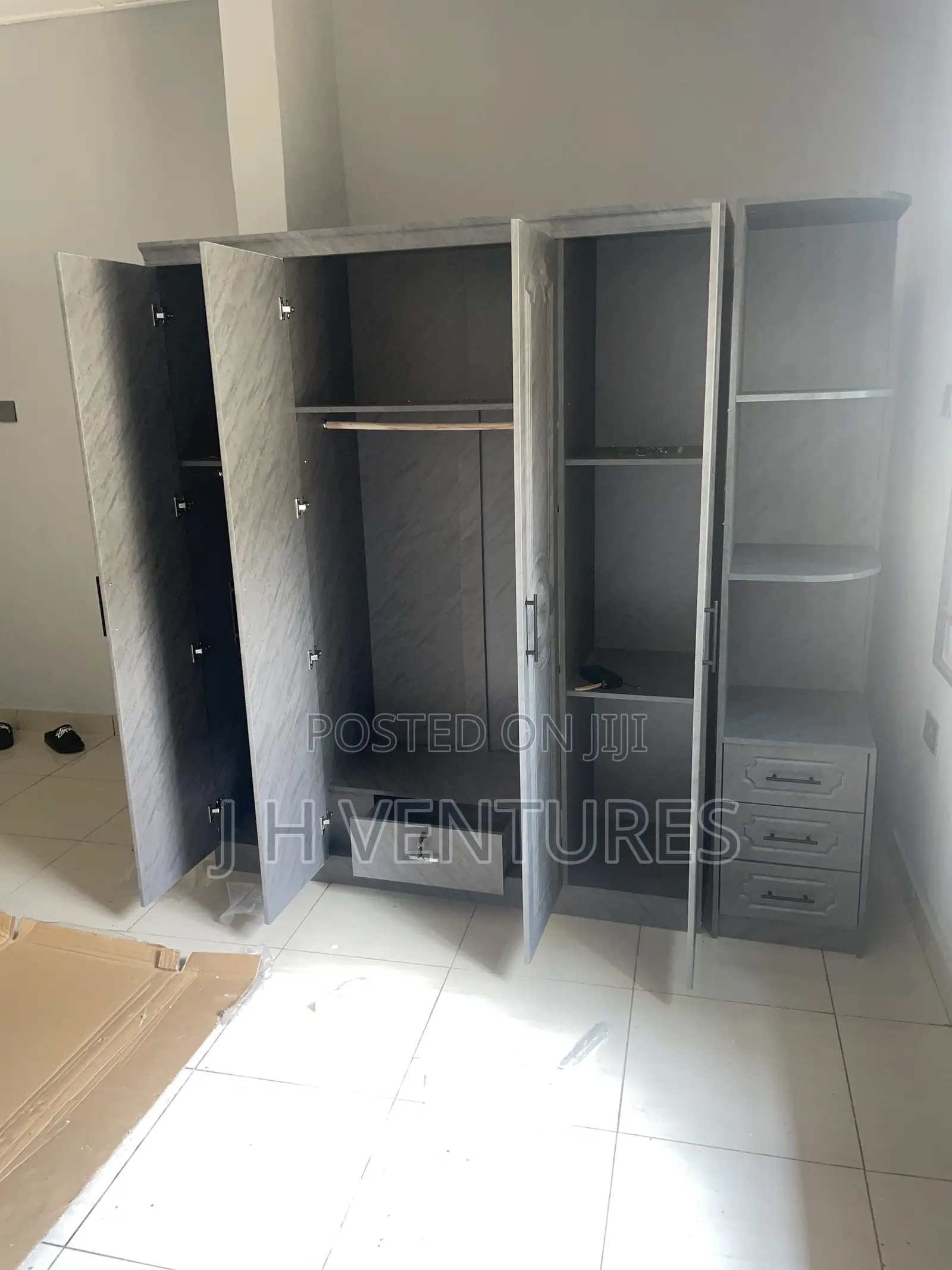 Four Doors Wooden Wardrobe