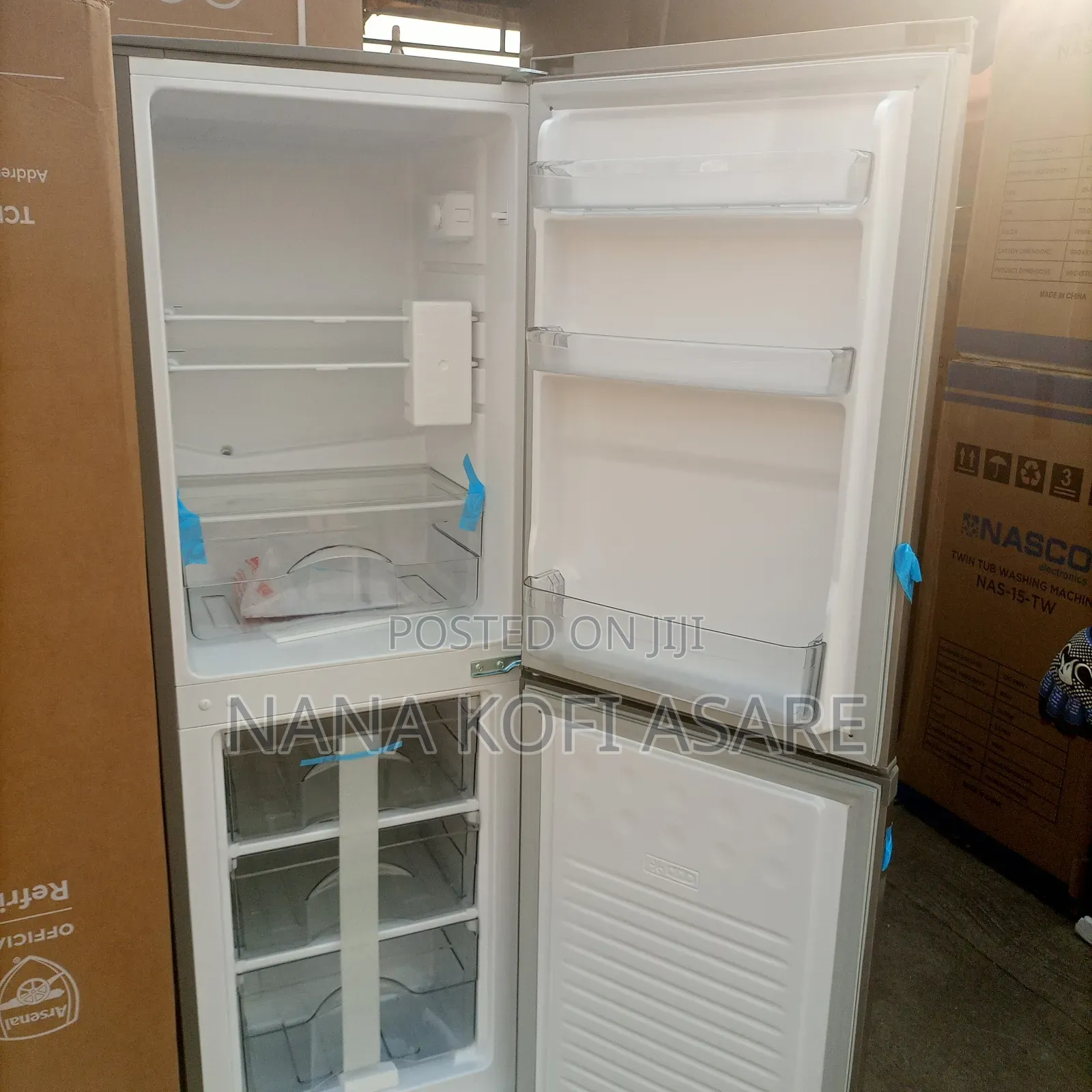 TCL 150litres Bottom Freezer Refrigerator