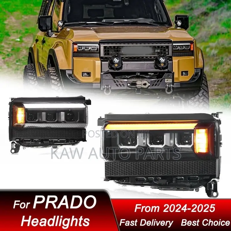 2023,2024,2025,2026 Headlight for Toyota Land Cruiser Prado