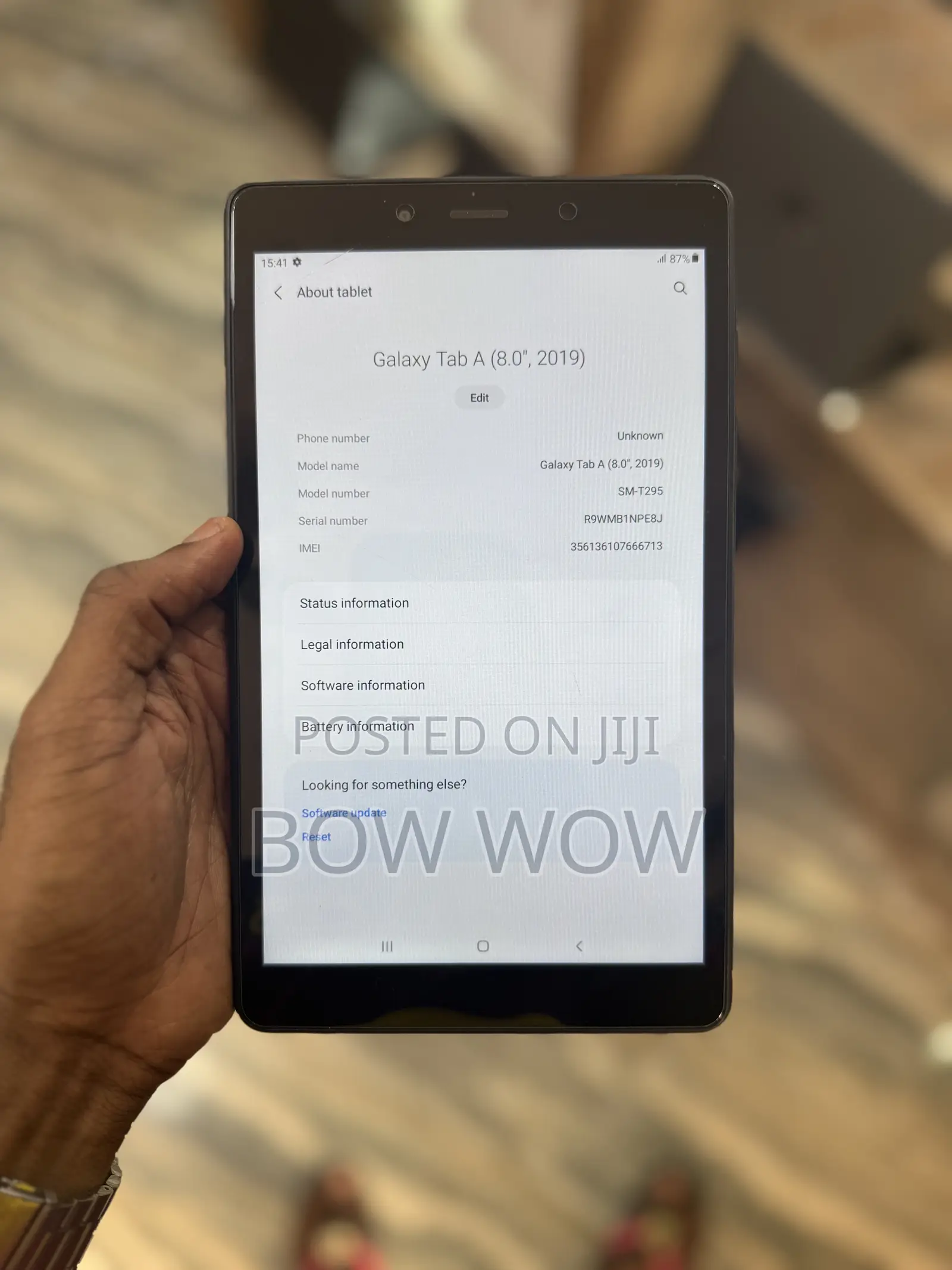 Samsung Galaxy Tab A 8.0 (2019) 32 GB Black