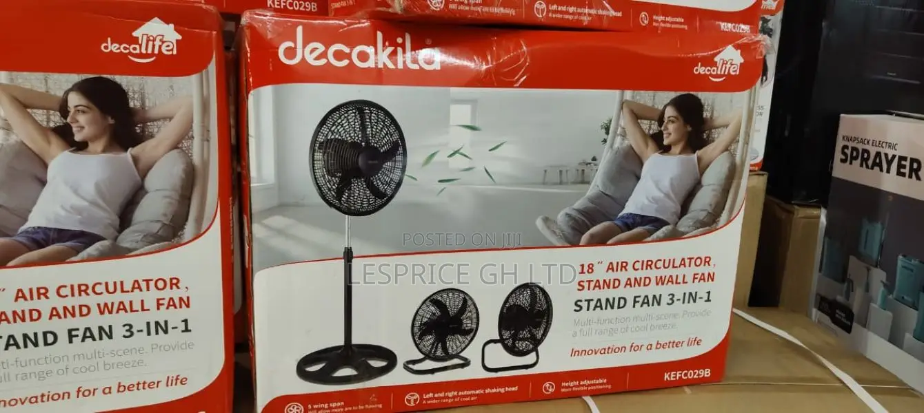 Sleek Decakila 18inchs 3in1 Fan