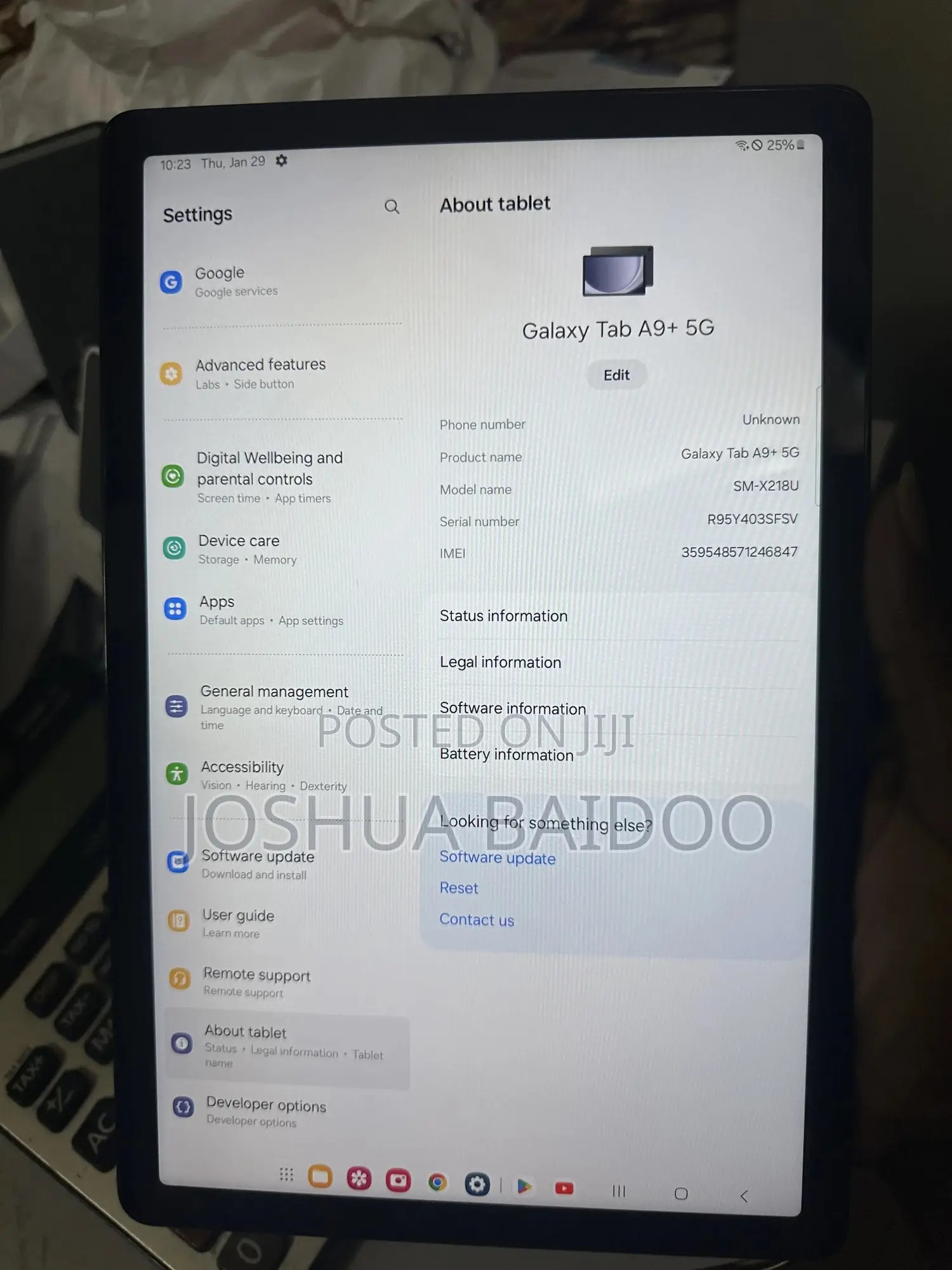 Samsung Galaxy Tab A9+ 64 GB Black