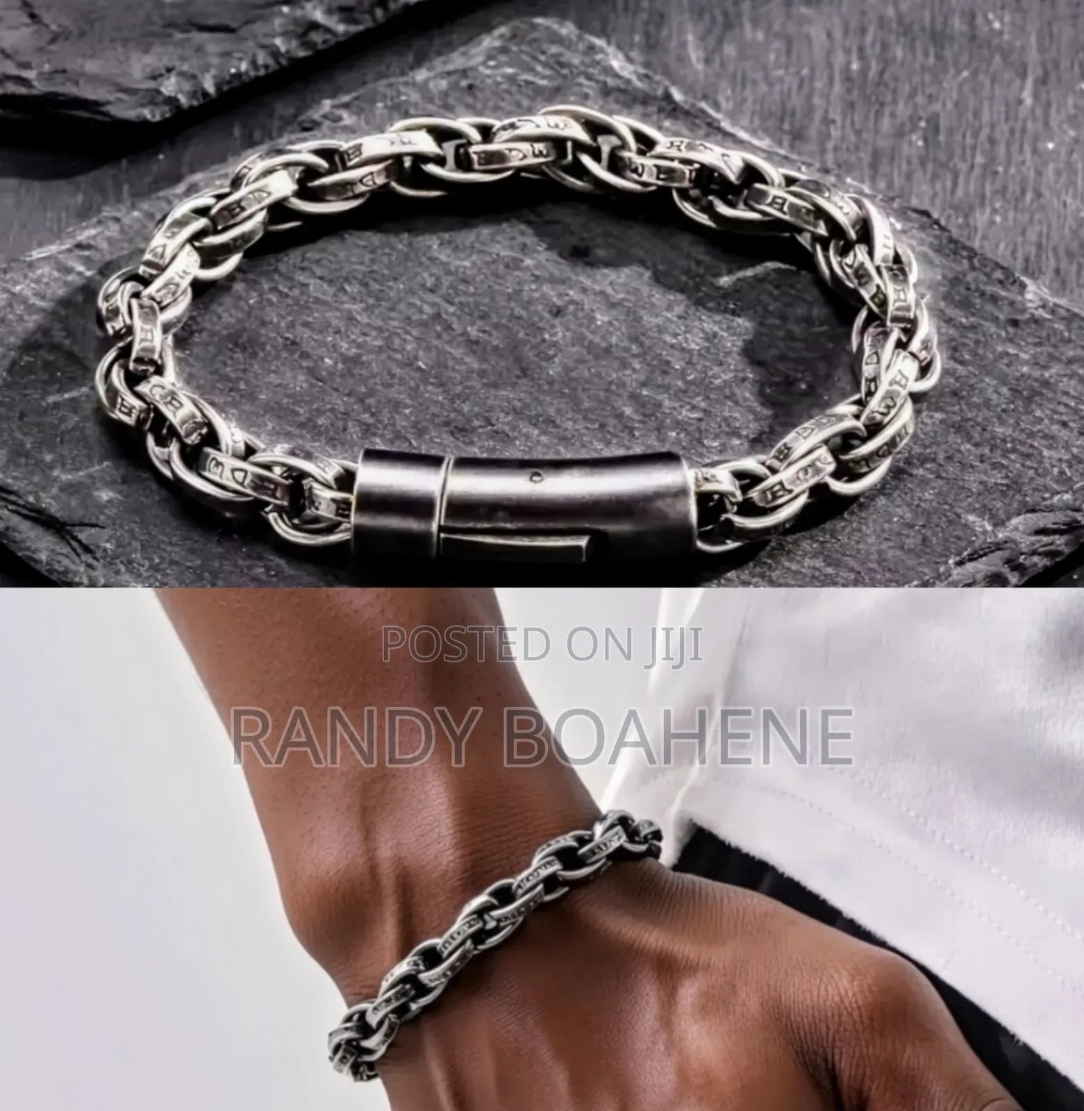 Men Handmade Link Chain Bracelet