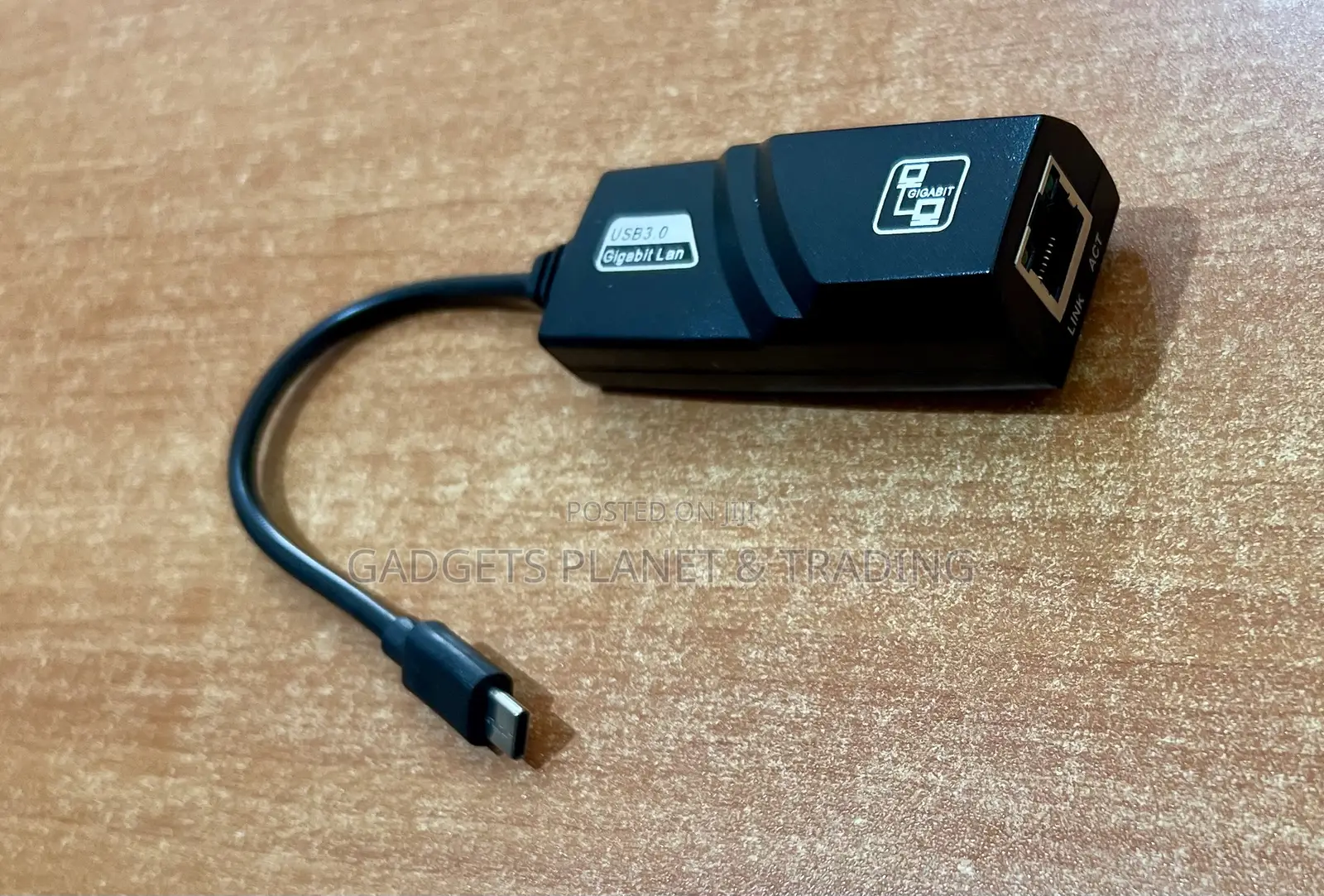 Type-C Male to Rj45 Gigabit Cable Ethernet Adapter
