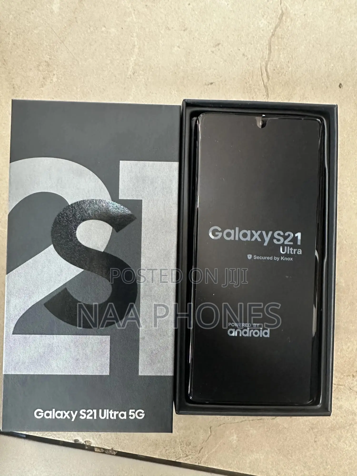 New Samsung Galaxy S21 Ultra 5G 128 GB Black