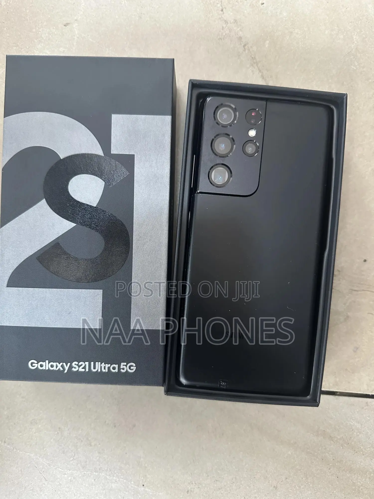 New Samsung Galaxy S21 Ultra 5G 128 GB Black