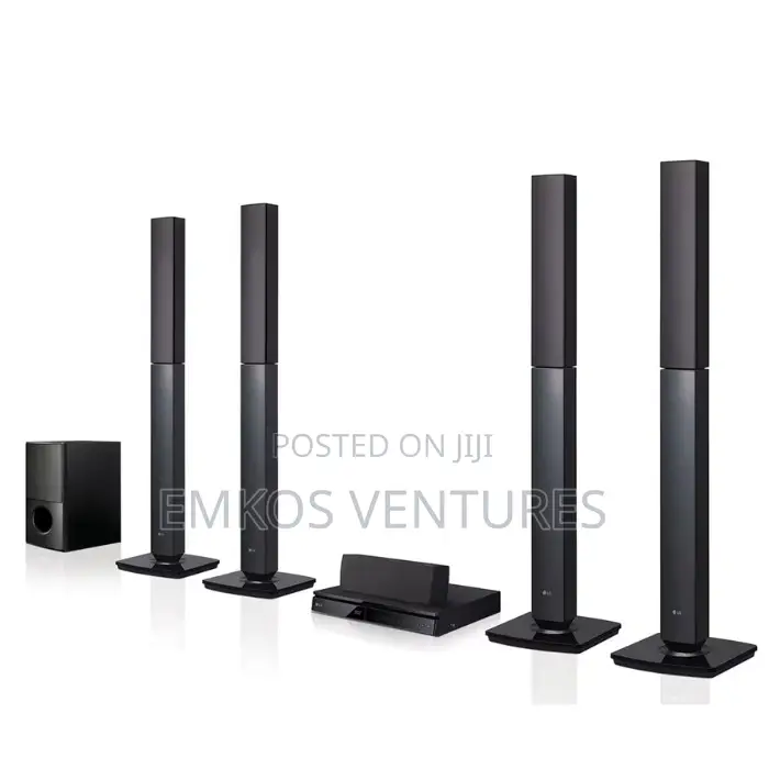 Lg Lhd655bt 1000w 5.1ch Home Theatre System 4 Tallboy, Front Subwoofer