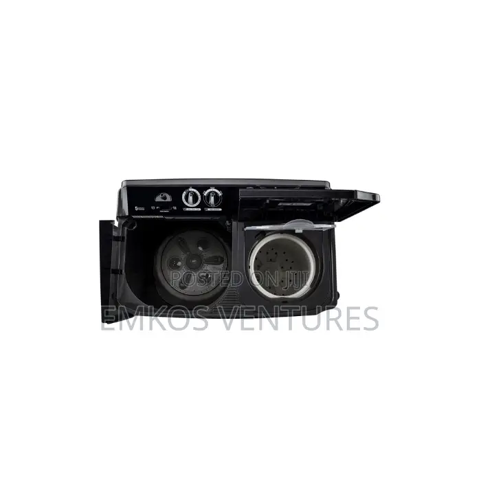 Lg P861ron9t 7kg Semi Automatic Twin Tub Washing Machine Full Black