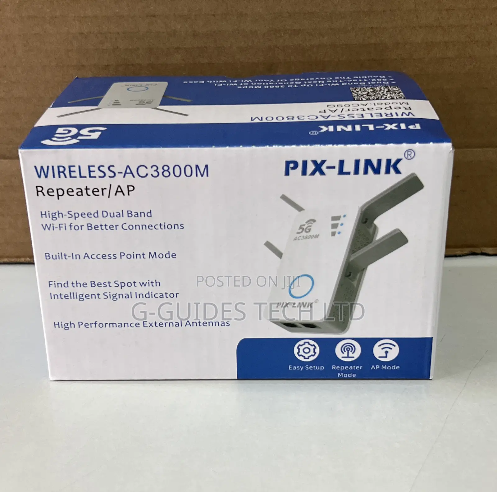 Pix-Link Ac3800m Dual-Band Wi-Fi Range Extender