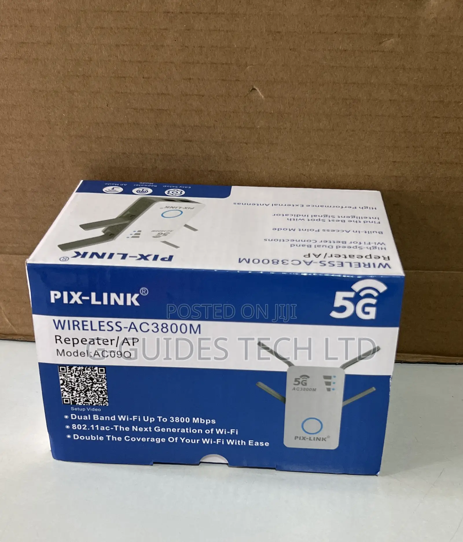 Pix-Link Ac3800m Dual-Band Wi-Fi Range Extender
