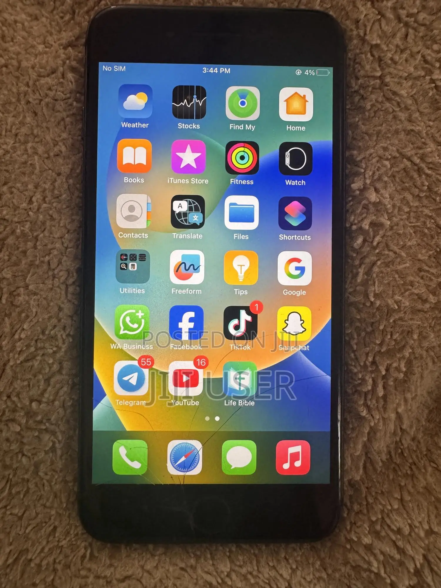 Apple iPhone 8 Plus 256 GB Black