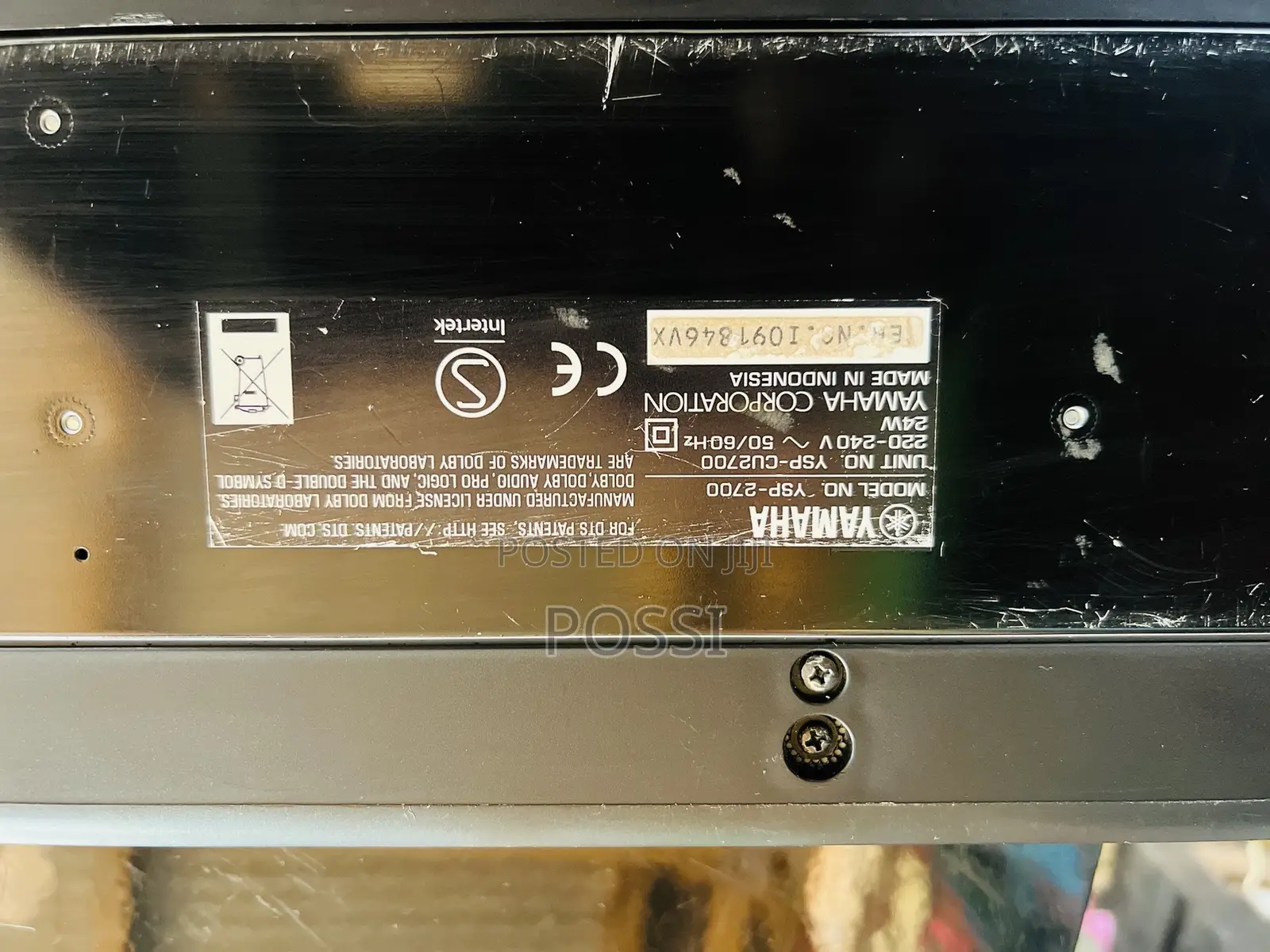 Yamaha 7.1 Chanel Sound Bar From Uk