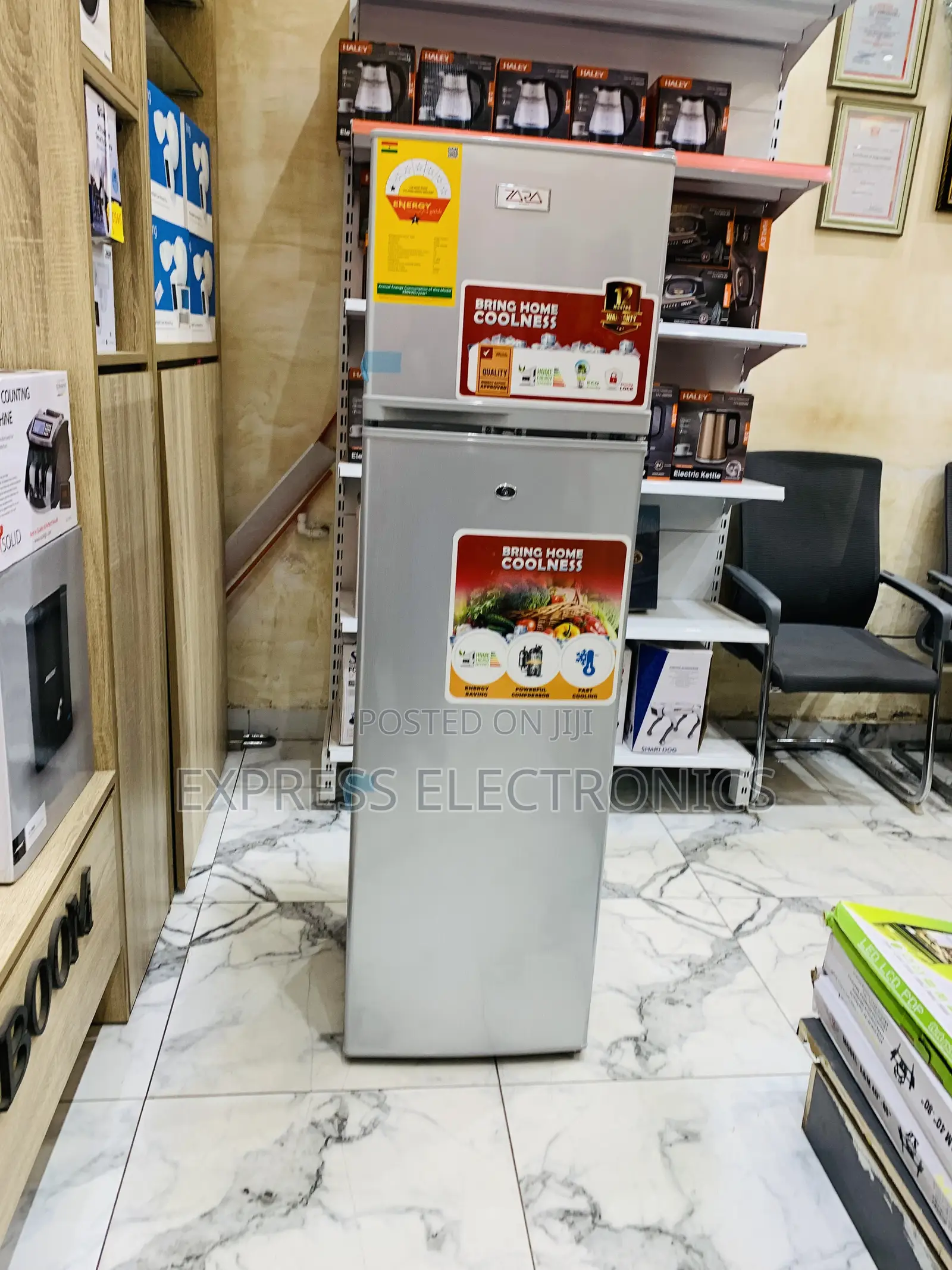 Authentic New Grey Zara 24tmf 166l Double Door Fridge