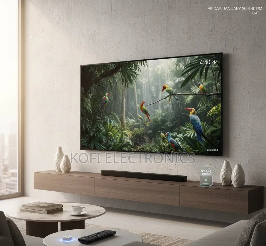 Samsung 43” Smart Tv Sleek Living Room Screen