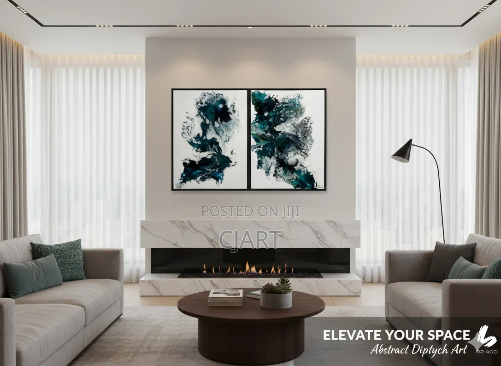 Epoxy Resin Wall Art Handmade Pre-Order Now !!