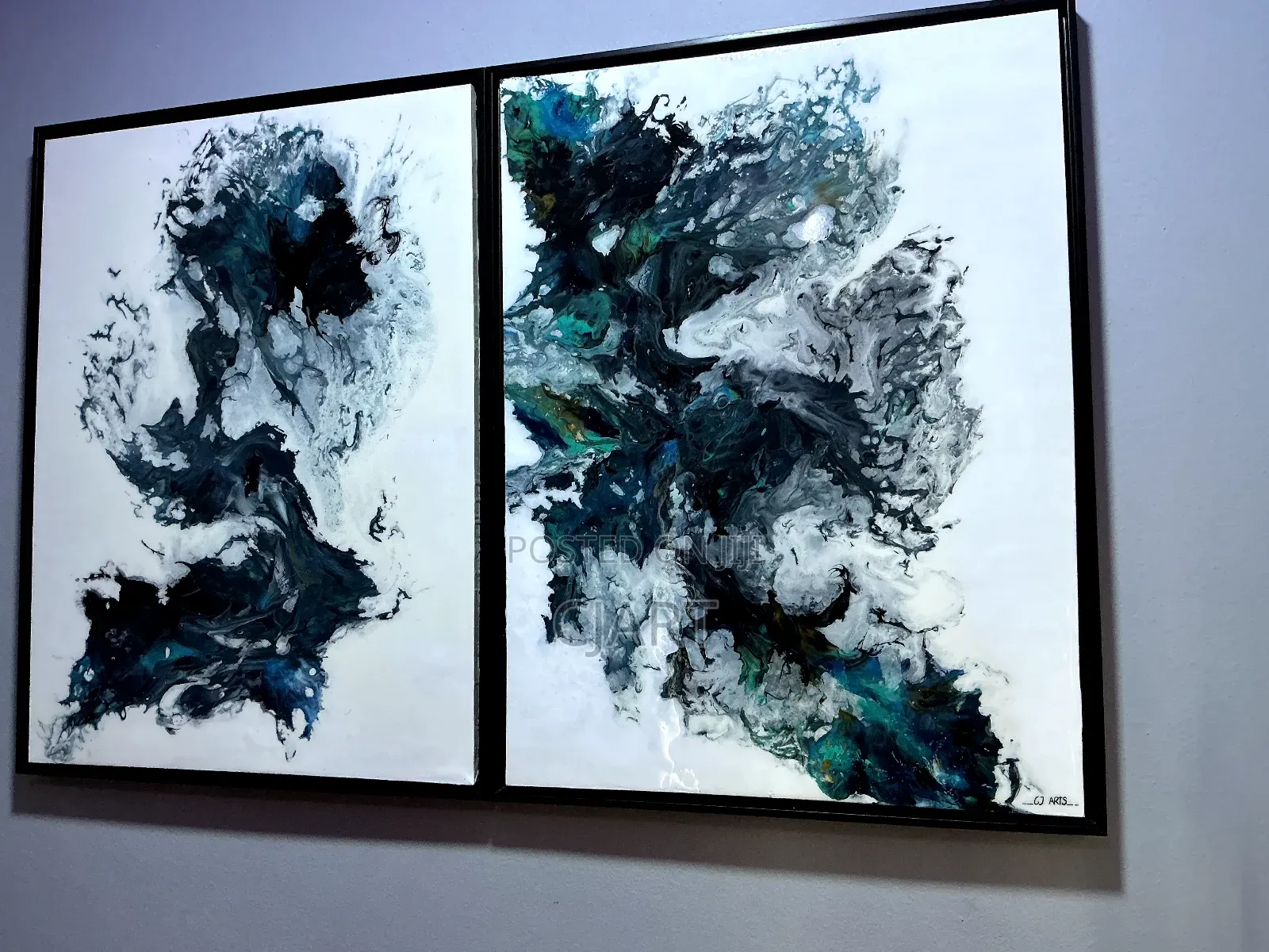 Epoxy Resin Wall Art Handmade Pre-Order Now !!