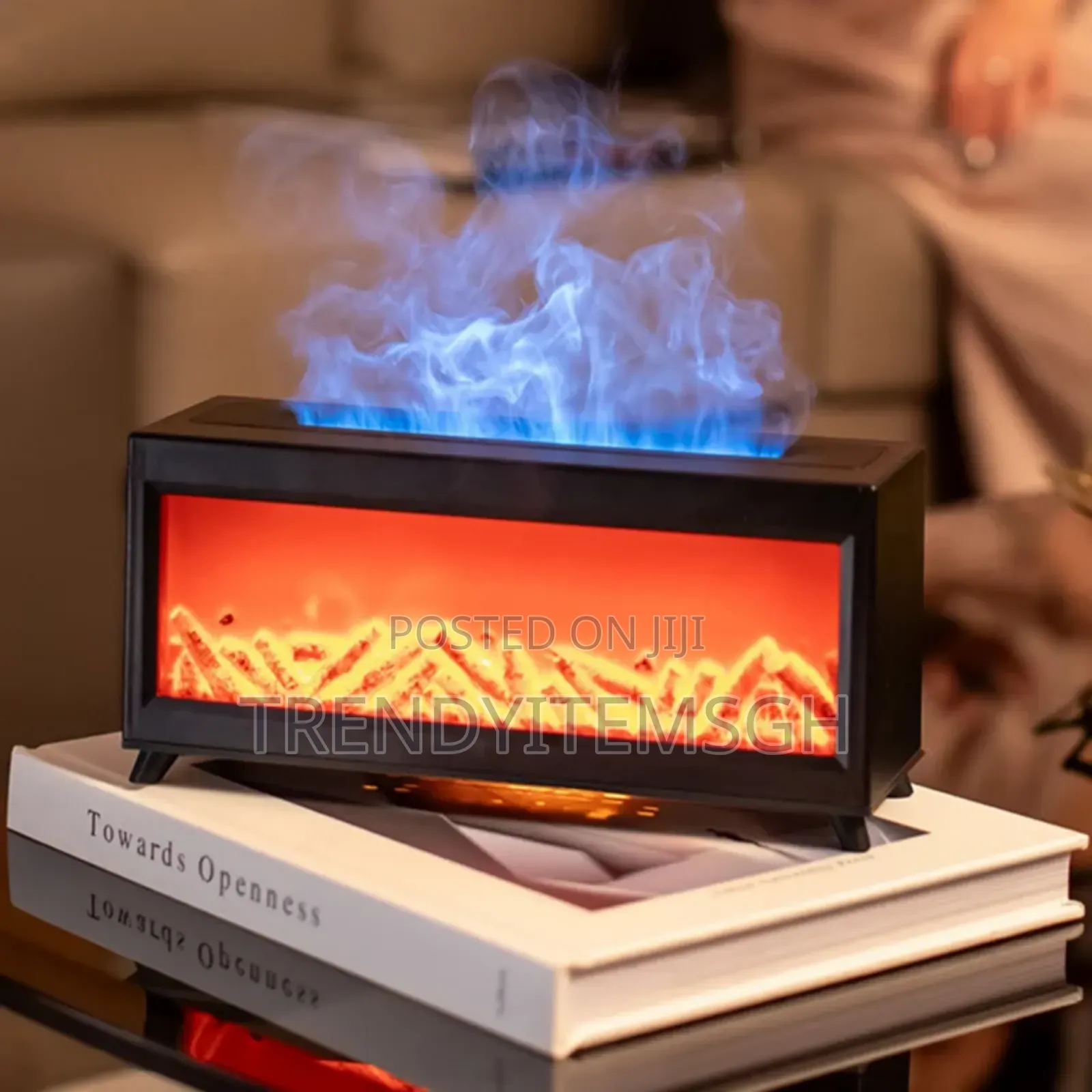 220ml Creative Fireplace Air Humidifier With Remote Control