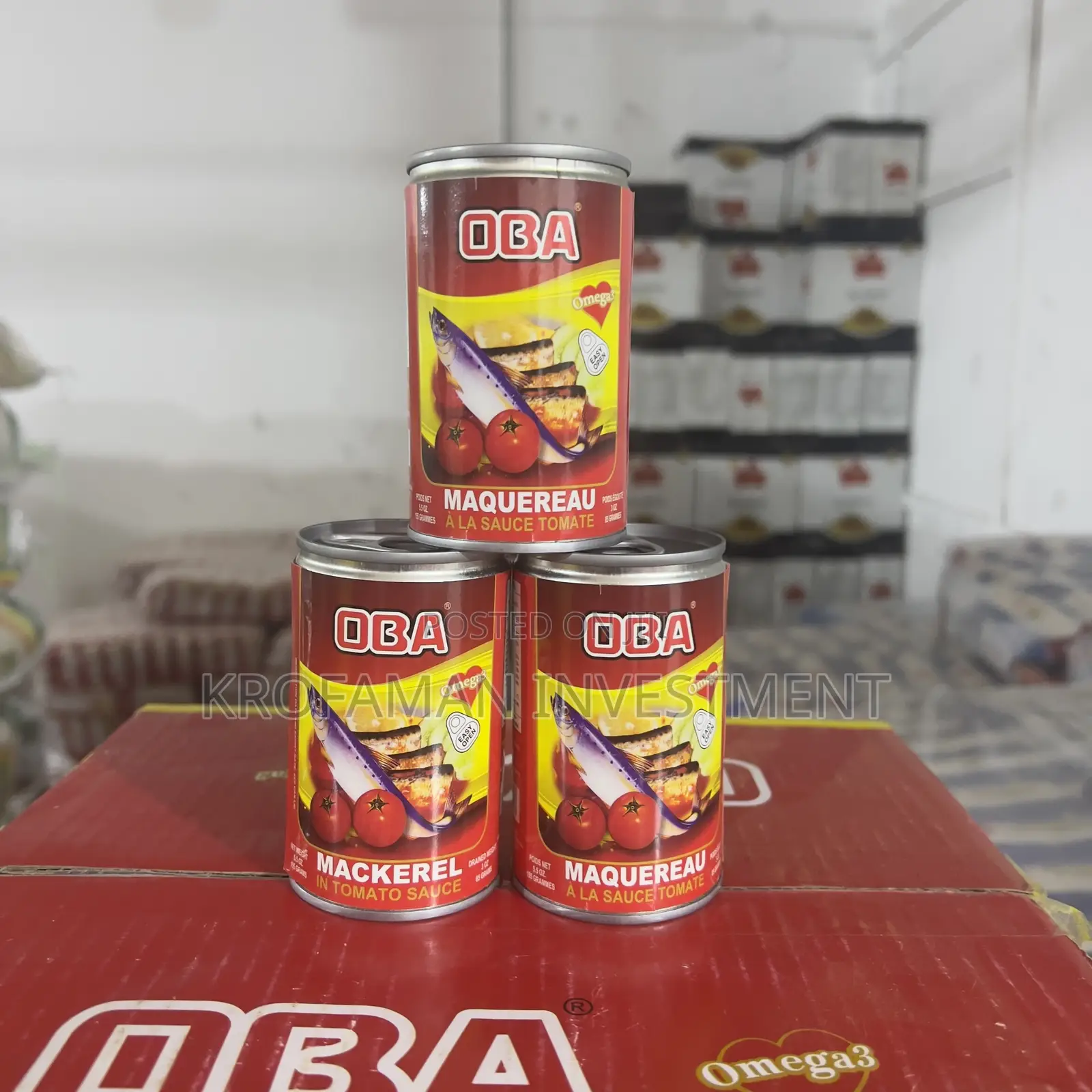 Oba Mackerel in Tomato Sauce 155g