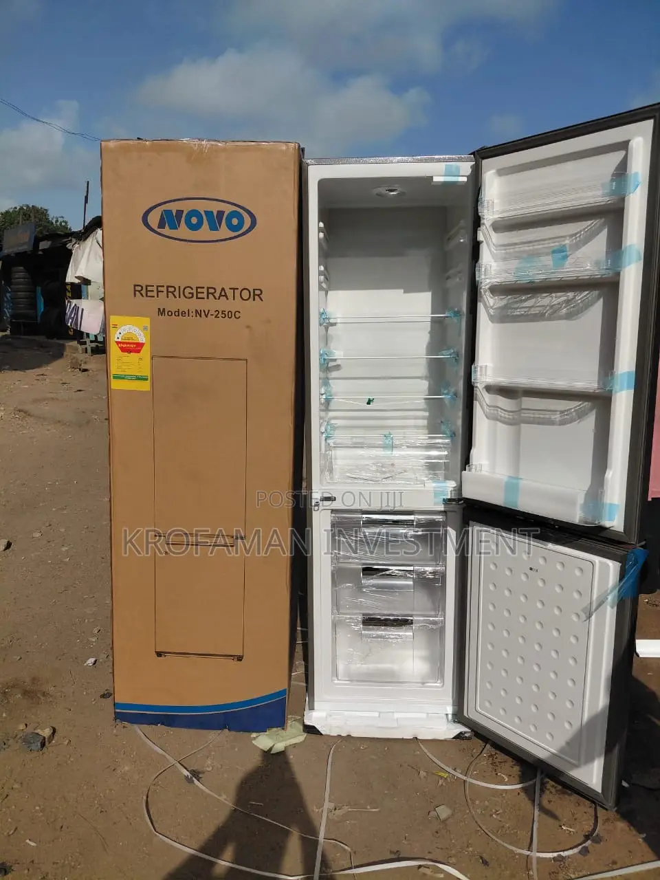 Novo 250l Bottom Freezer Fridge Combi 250c