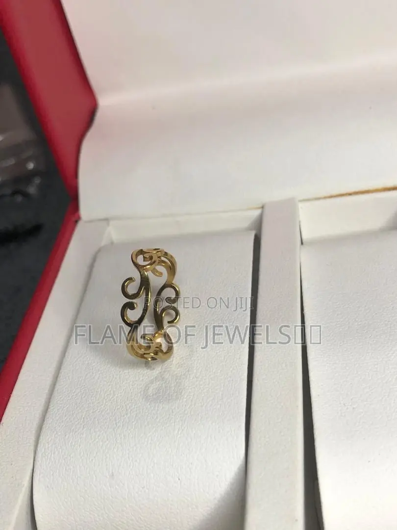 Simple Gold and Silver Promise Rings