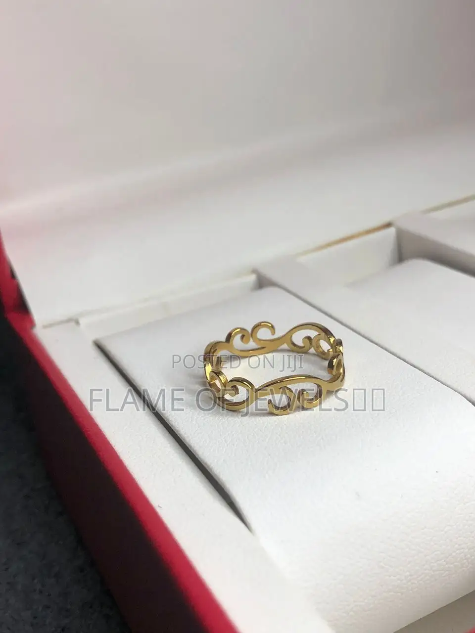 Simple Gold and Silver Promise Rings