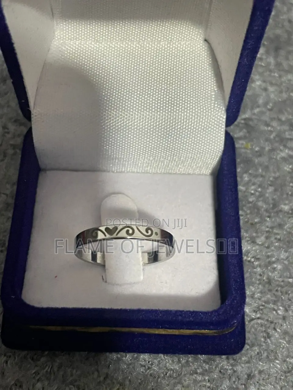 Simple Gold and Silver Promise Rings