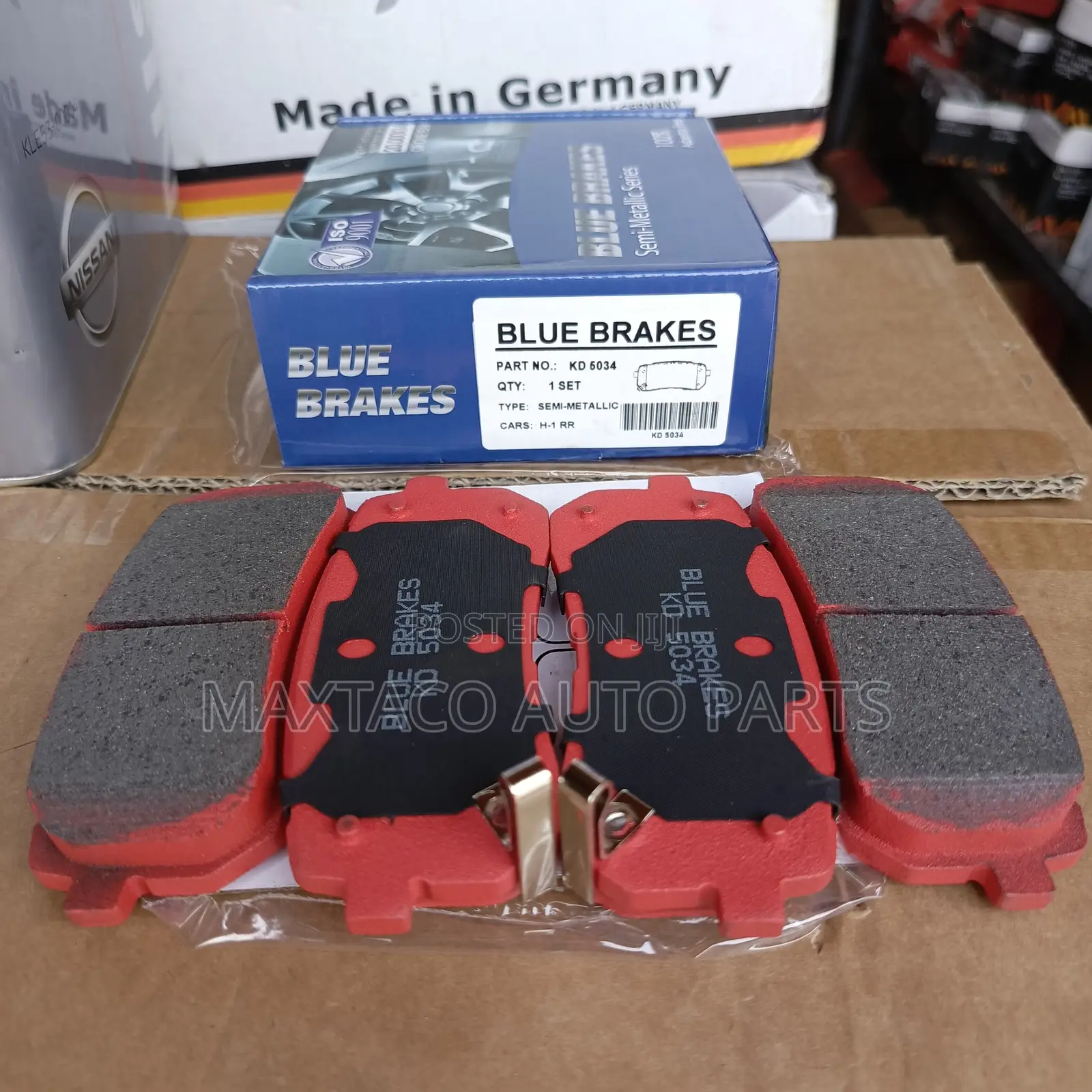 Blue Bakes Kd 1792 Brake Pad Front for Hard Body