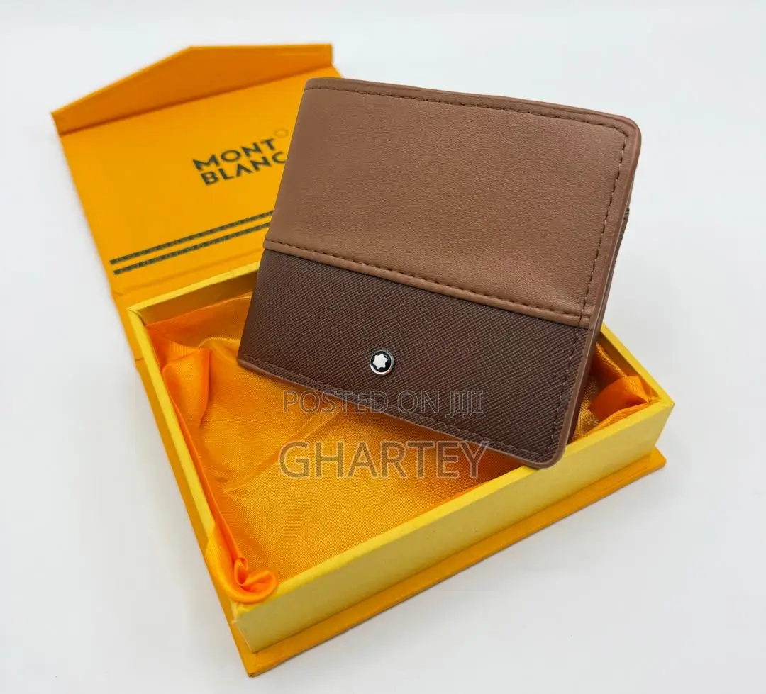 Mont Blanc Boss Branded Men’S Pocket Wallet All in Box