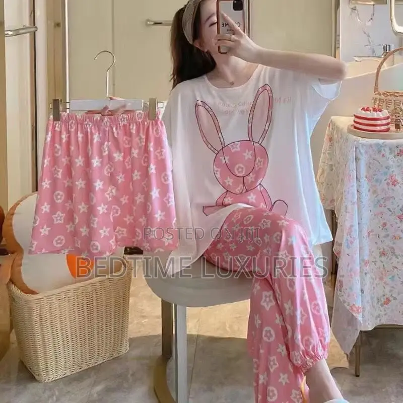 3 Piece Night Wear With Characters