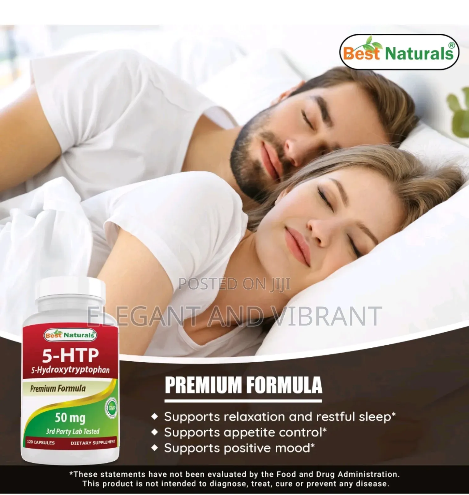 5htp 50 Mg 120 Capsules, 5 Htp Capsules Supports Rest & Restful Sleep