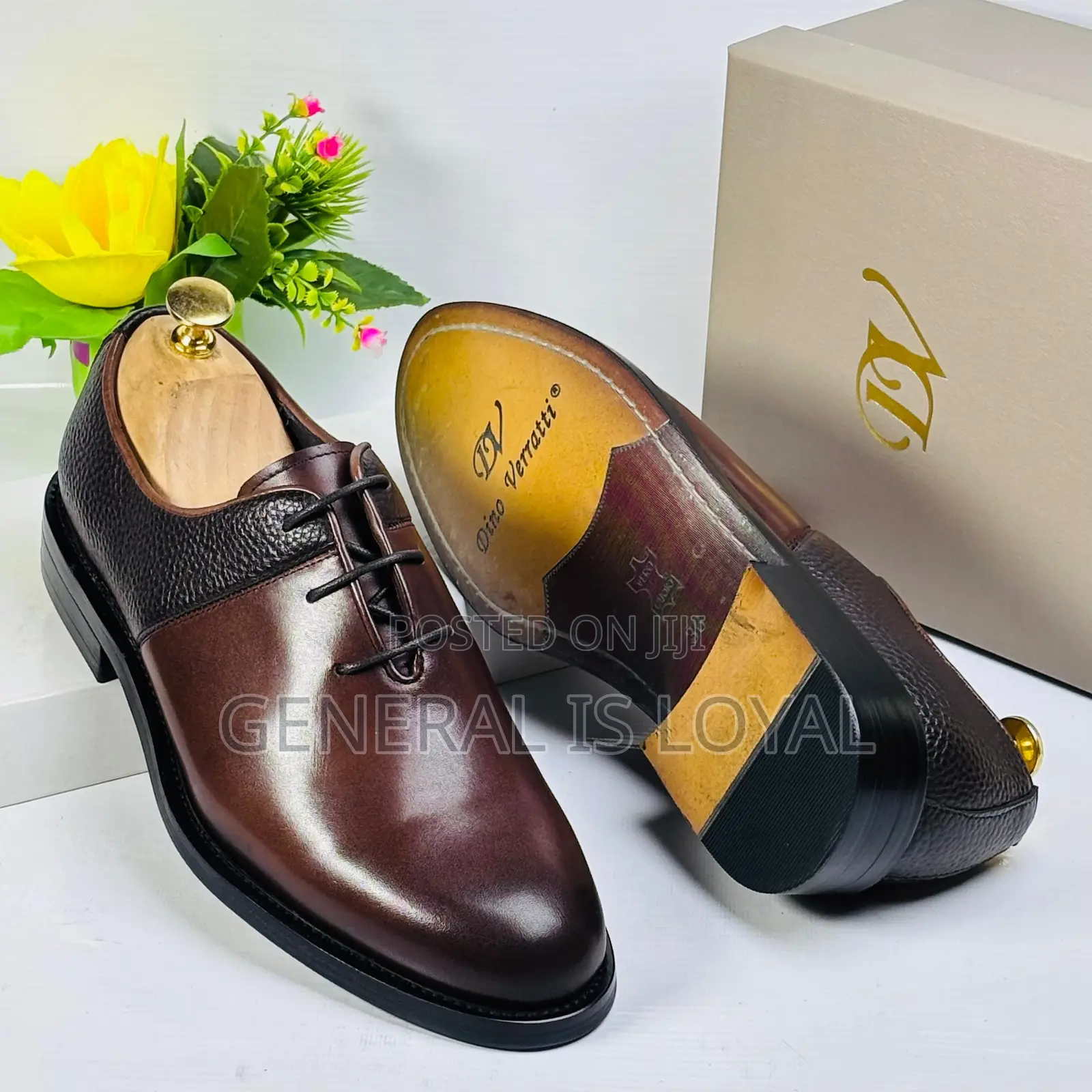 Dino Verratti Two Colors Of Brown Shoe