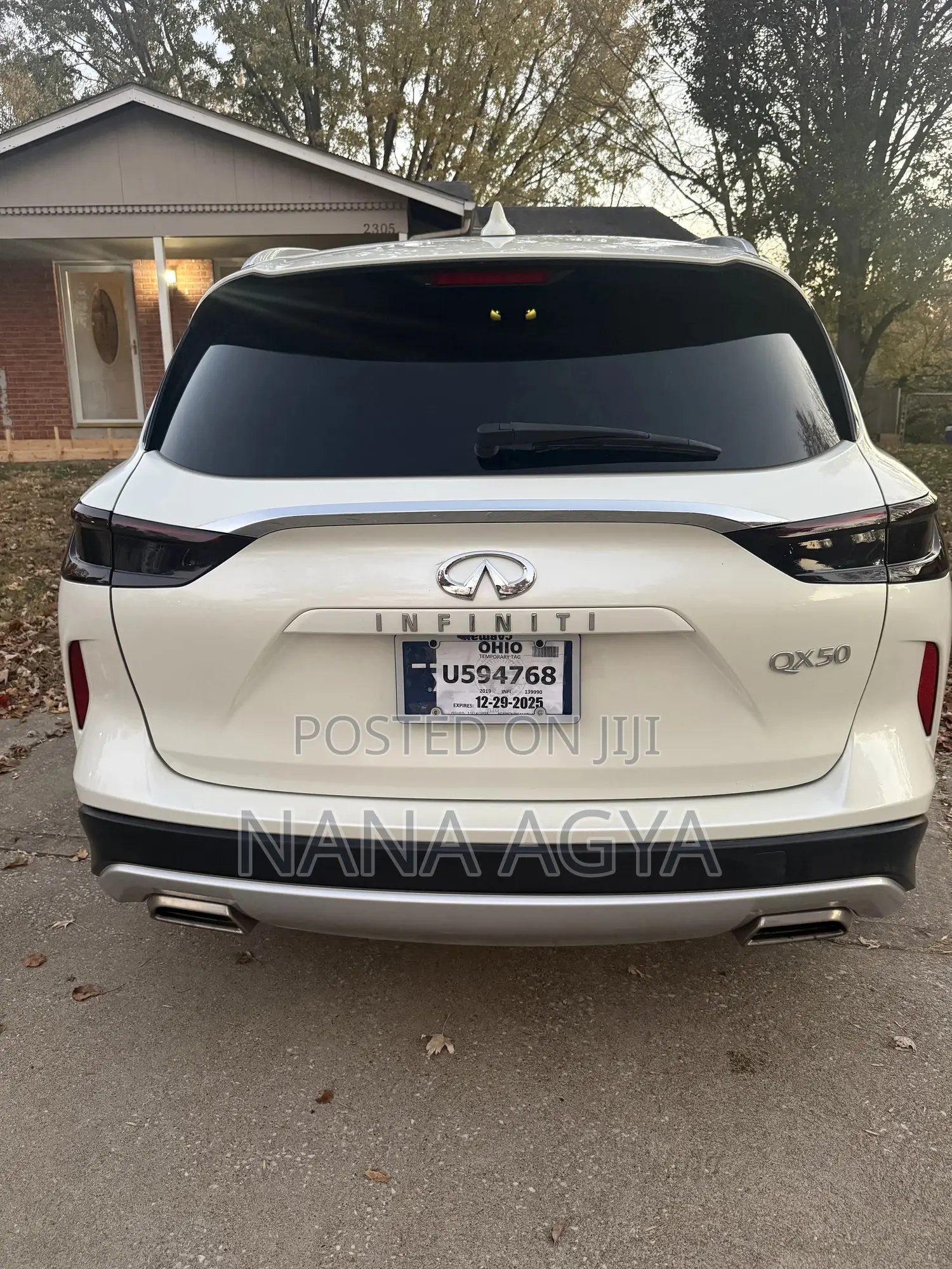 Infiniti QX50 2020 White