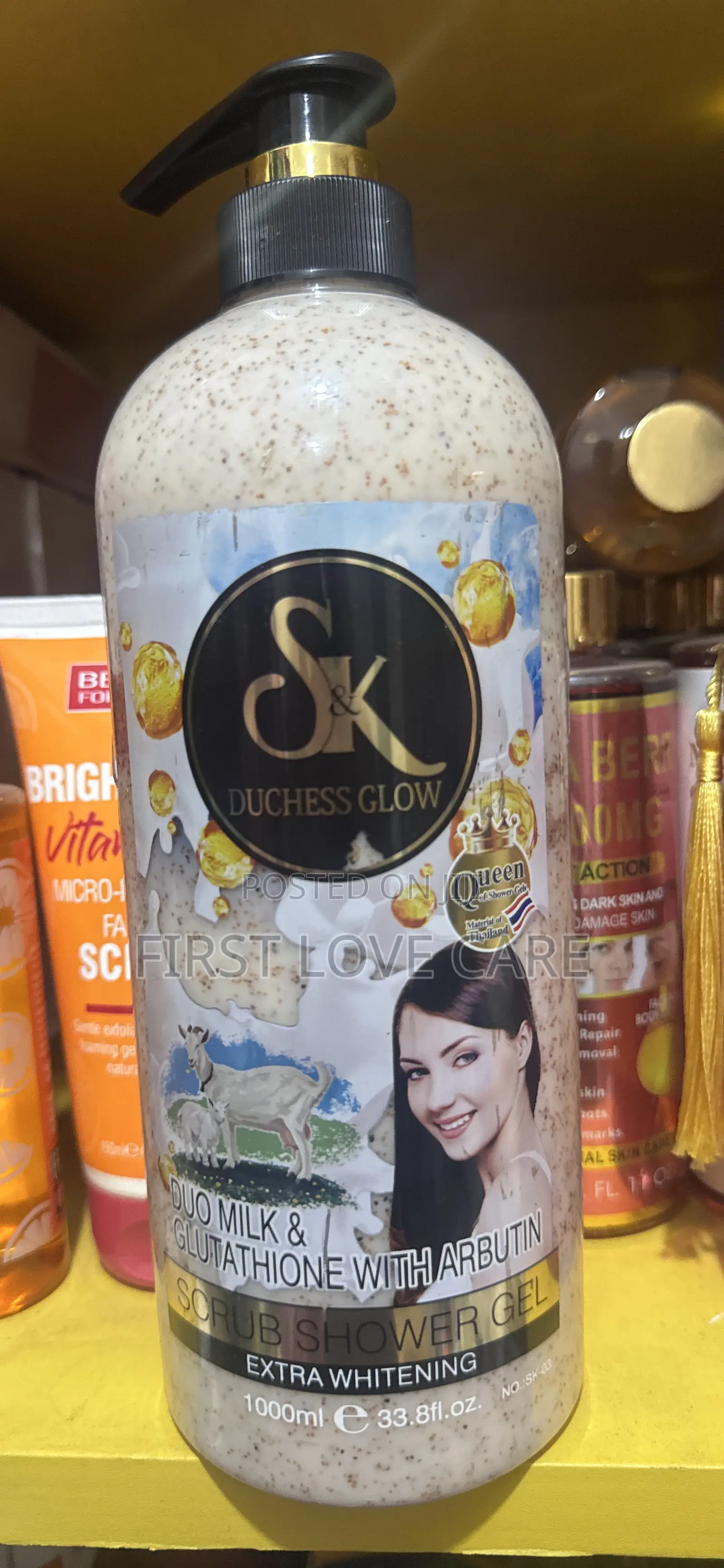 Sk Dutchess Glow Skin Whitening Scrub Shower Gel