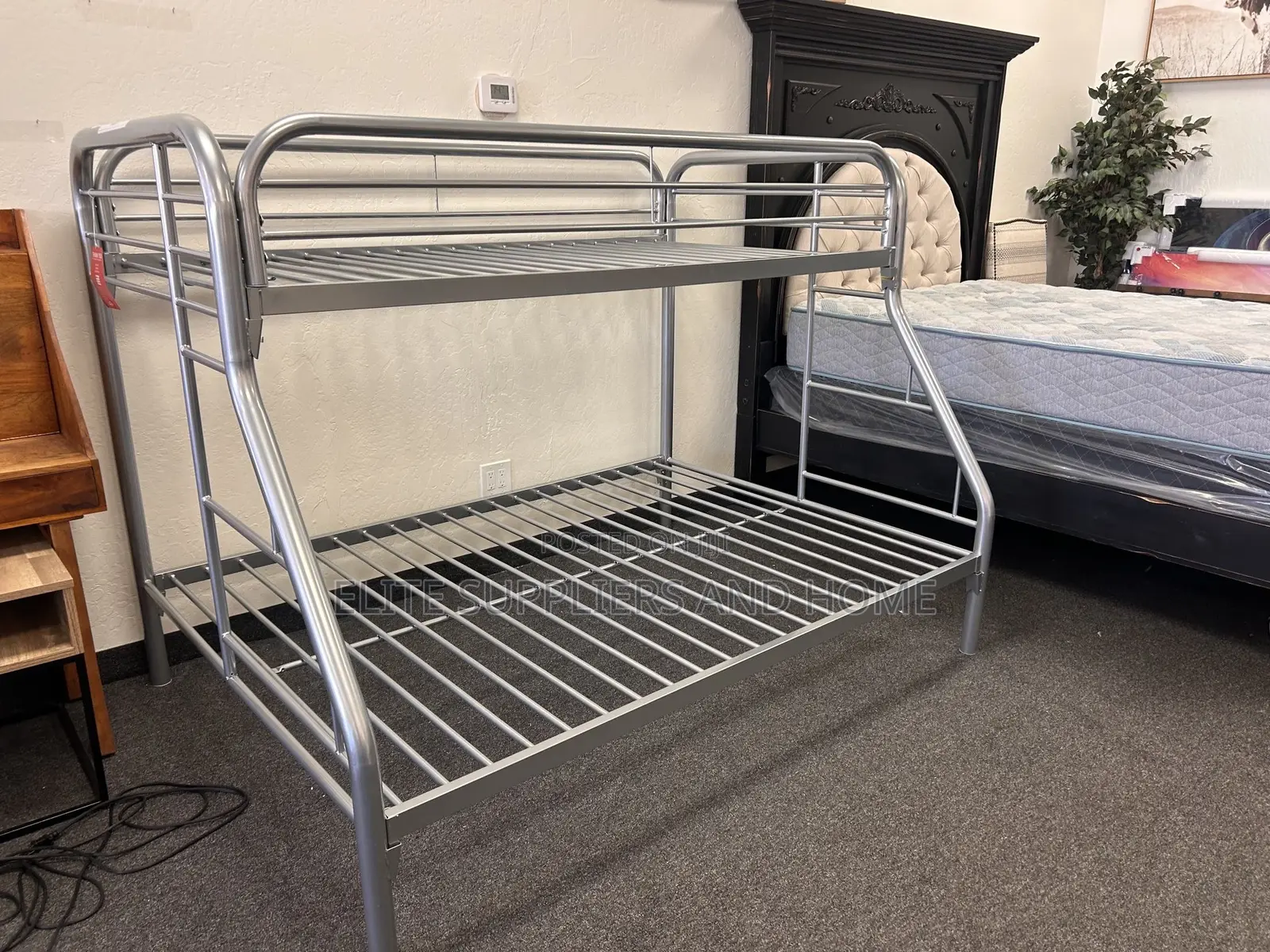 Metal Bunk Bed (Double + 1)