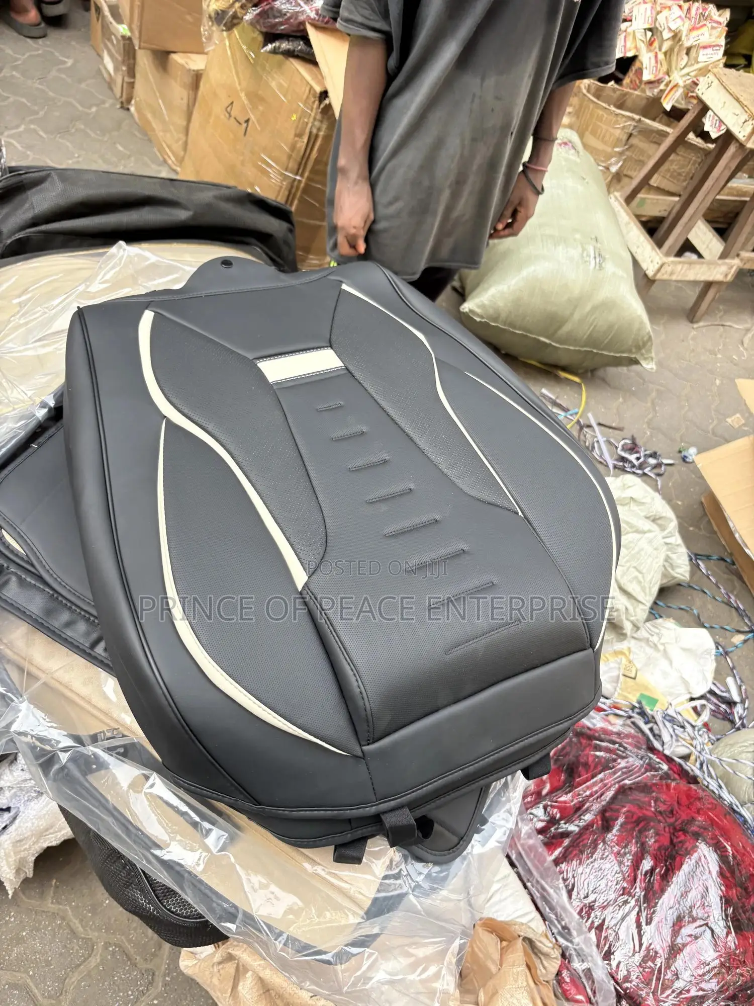 Black Seat Cover Complete