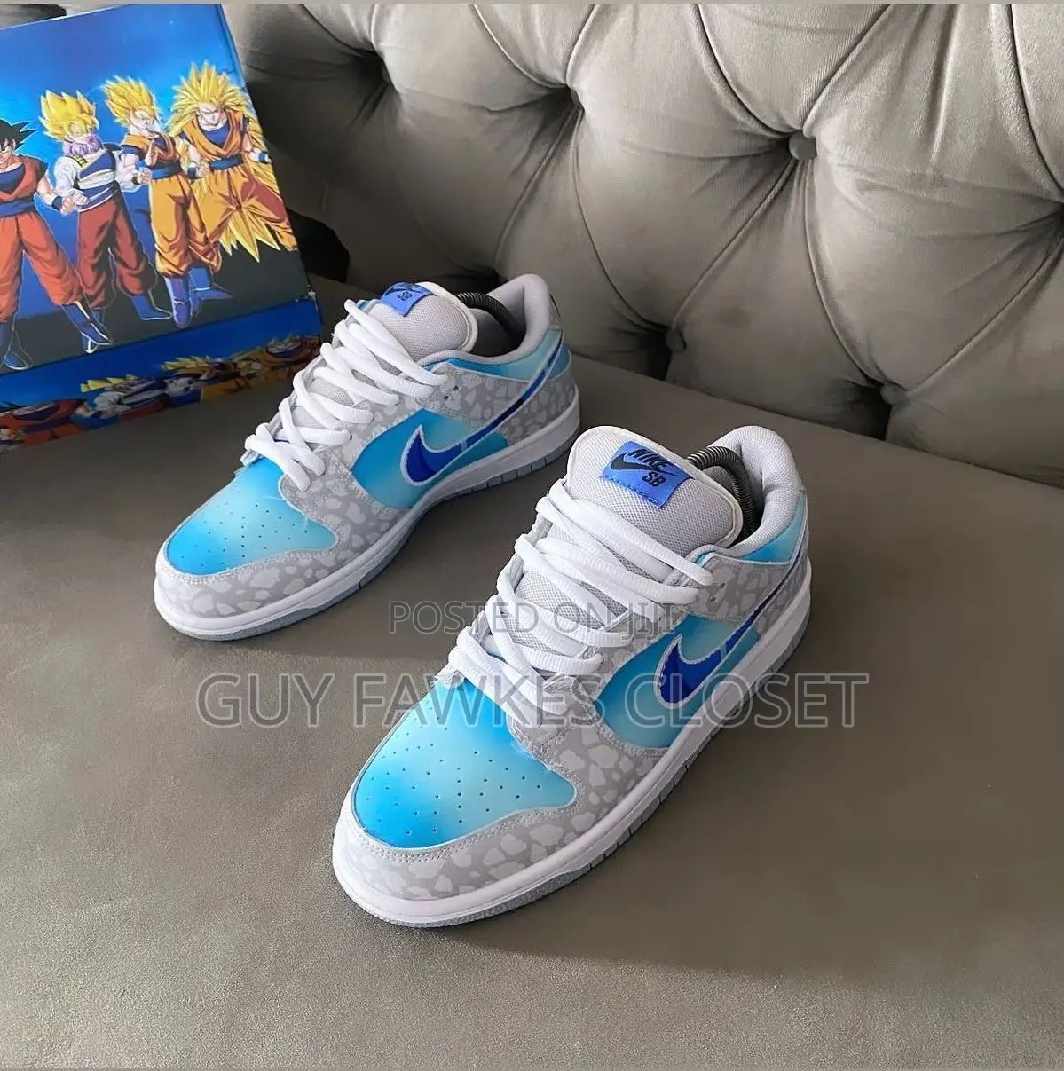 Nike Dunk Sb Low Pro X Nicole Hause ‘White and University Blue ‘