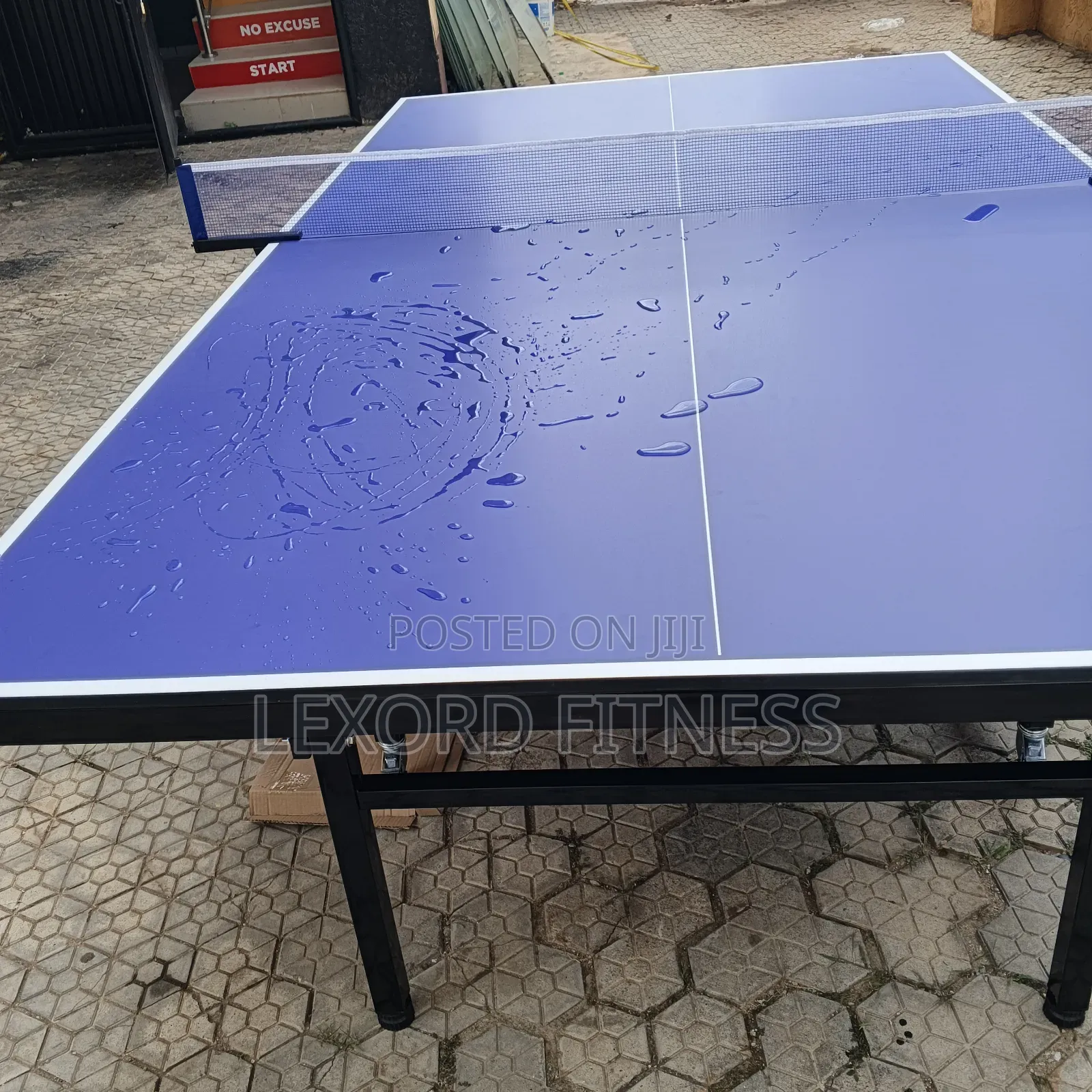 Table Tennis (Foldable) Set With Net and Racket, Water Resistant
