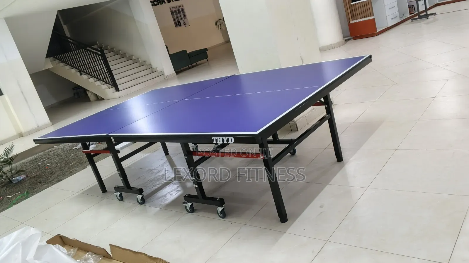 Table Tennis (Foldable) Set With Net and Racket, Water Resistant