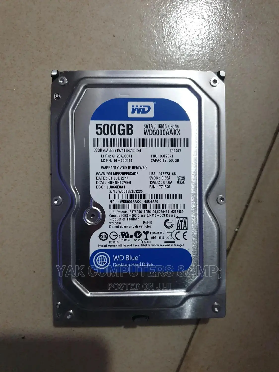 500gb Desktop Hdd Fresh