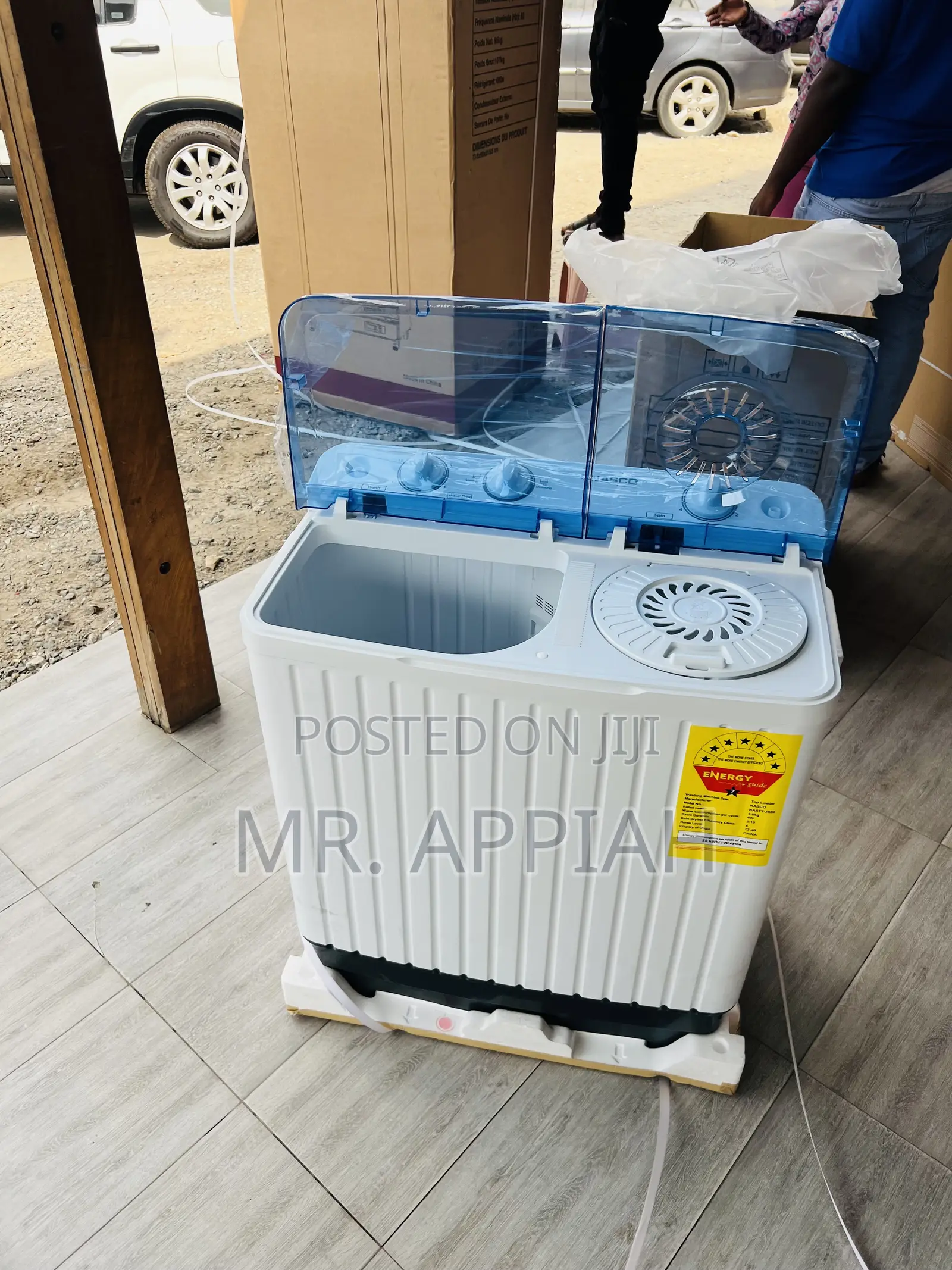 Original Twin Tub Nasco Nastt-Js80 Electric Washing Machine 