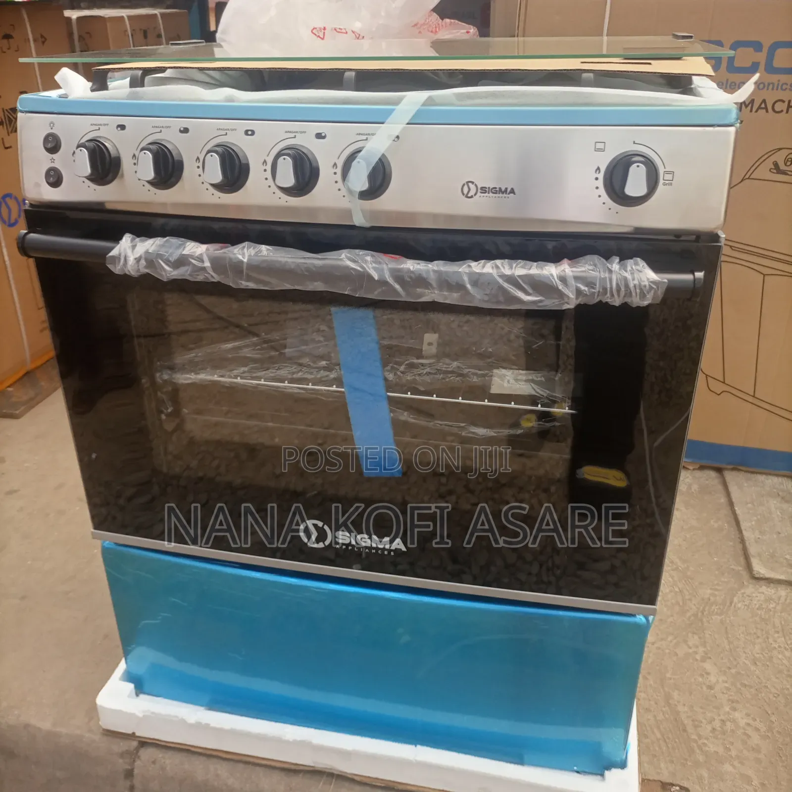 Sigma 80x60 5 Burners Gas Cooker