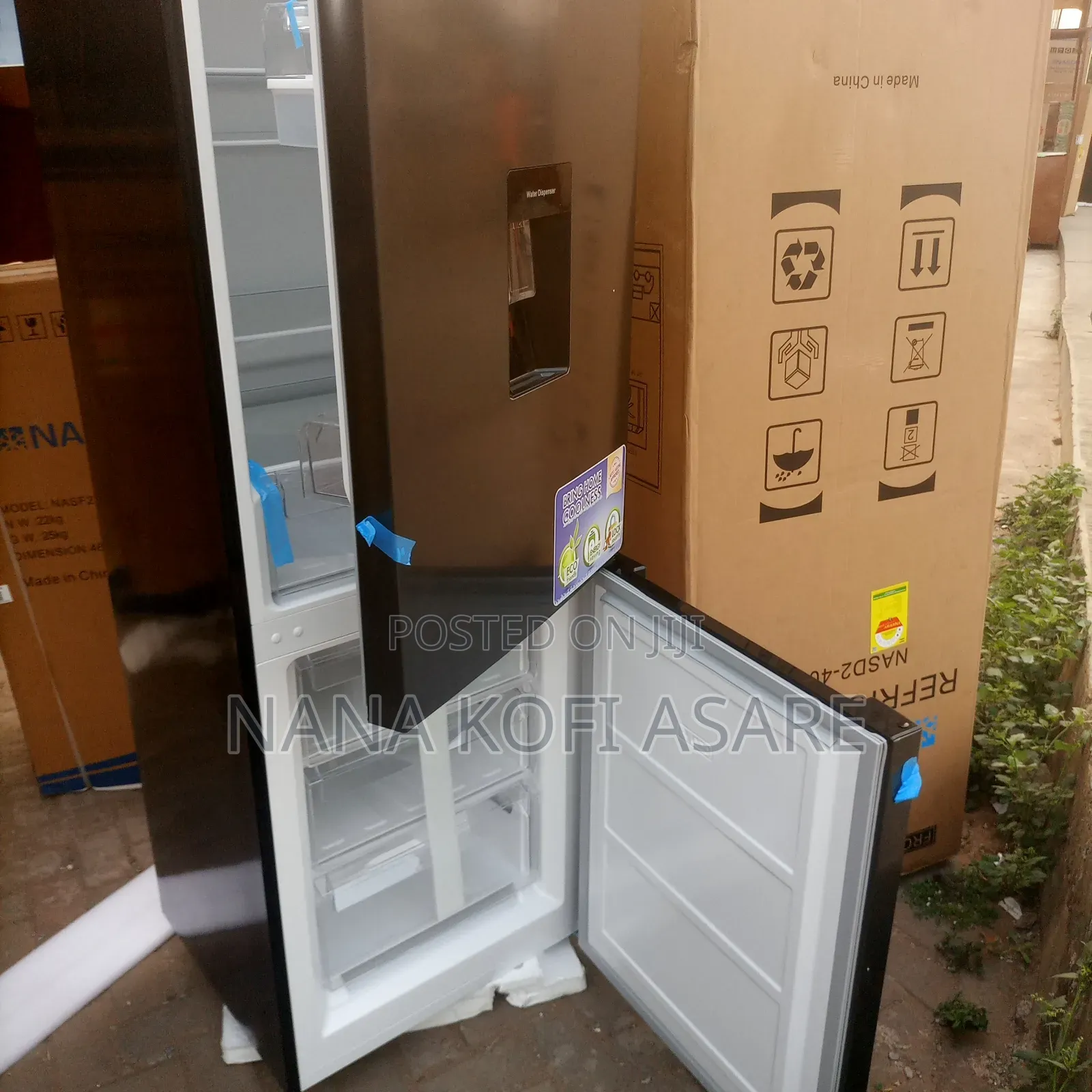 Nasco 310litres Buttom Freezer Refrigerator