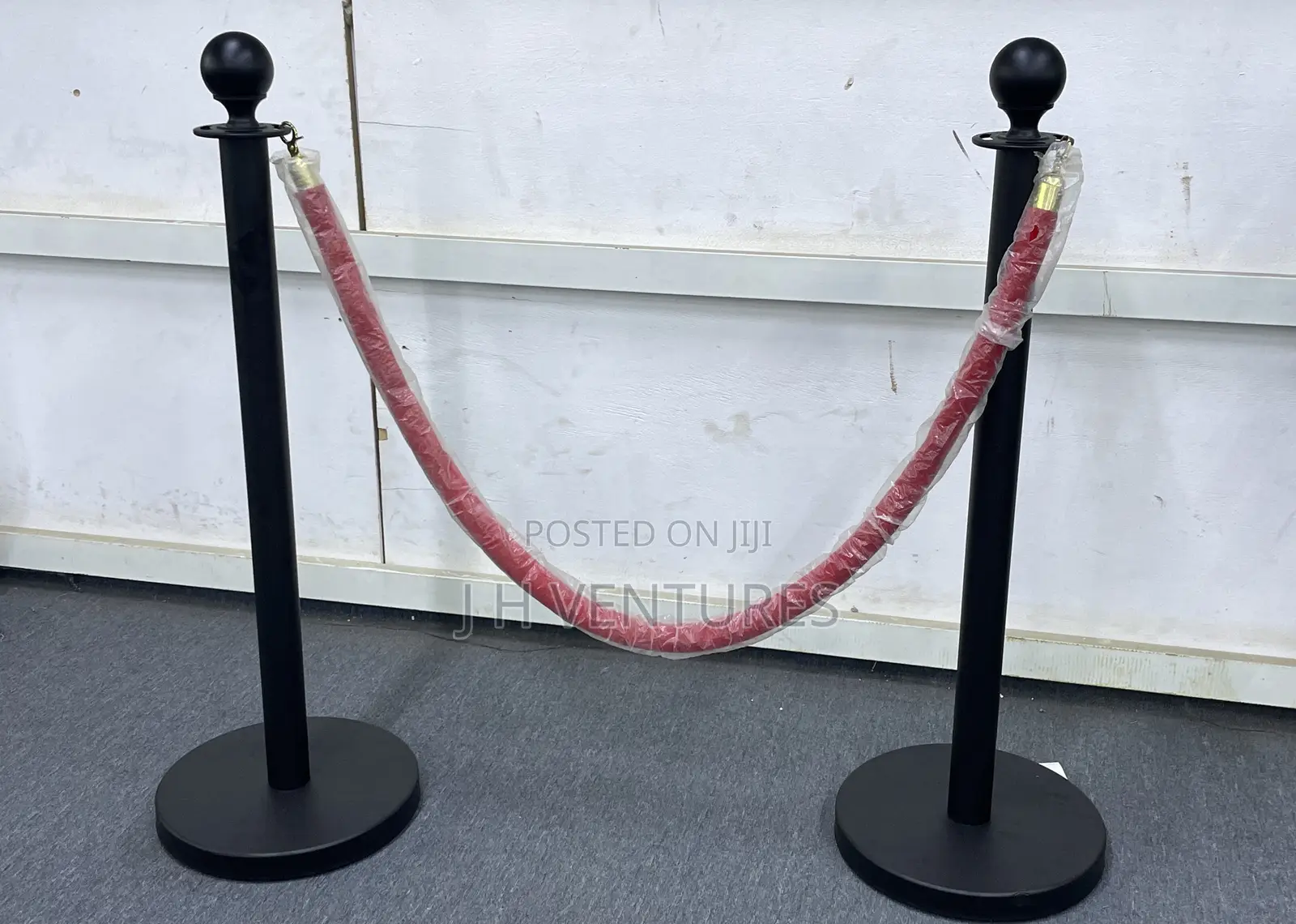Black Stanchion / Barrier/ Barricade