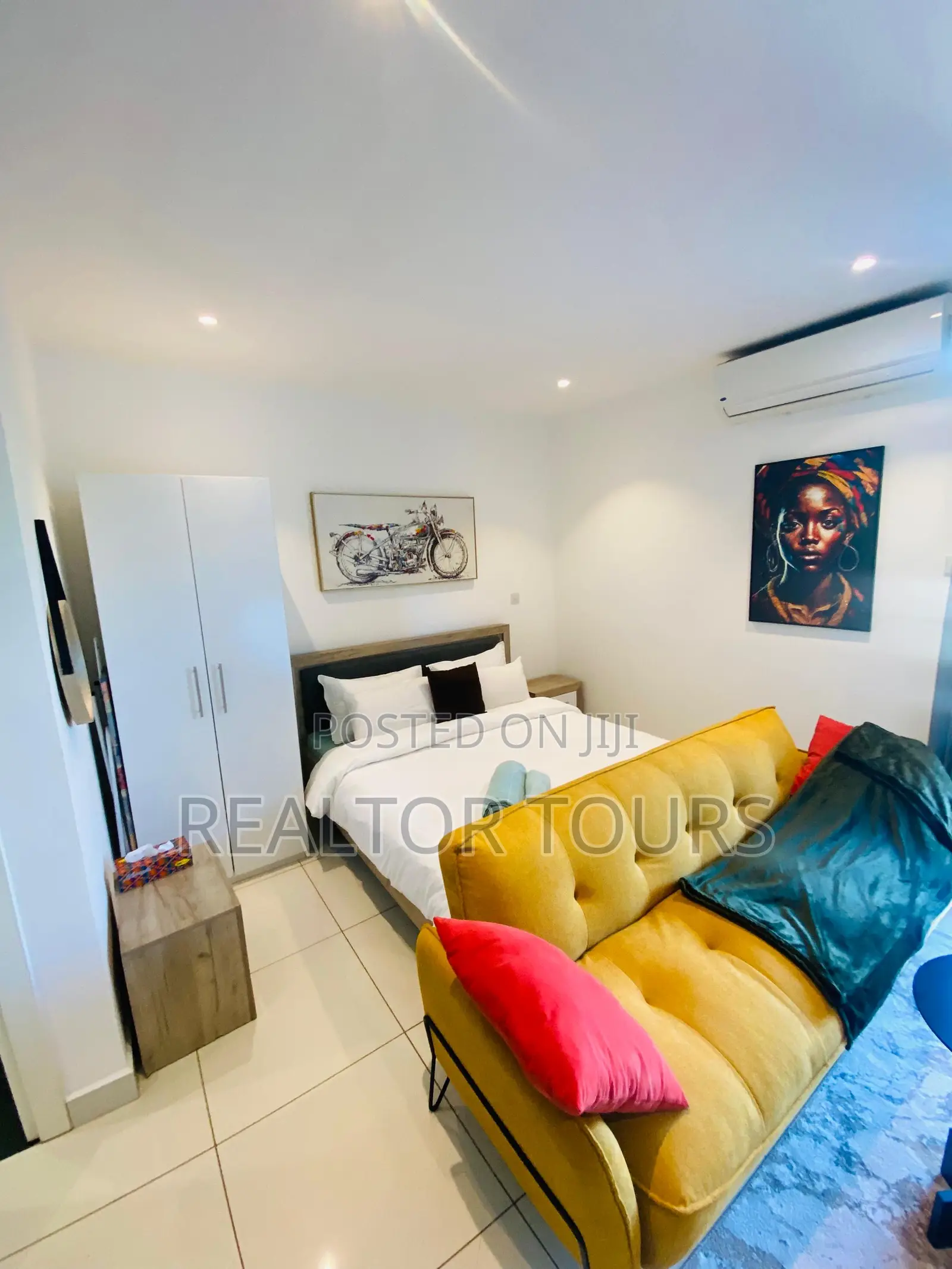 Furnished Studio Apartment in Cantonments for rent